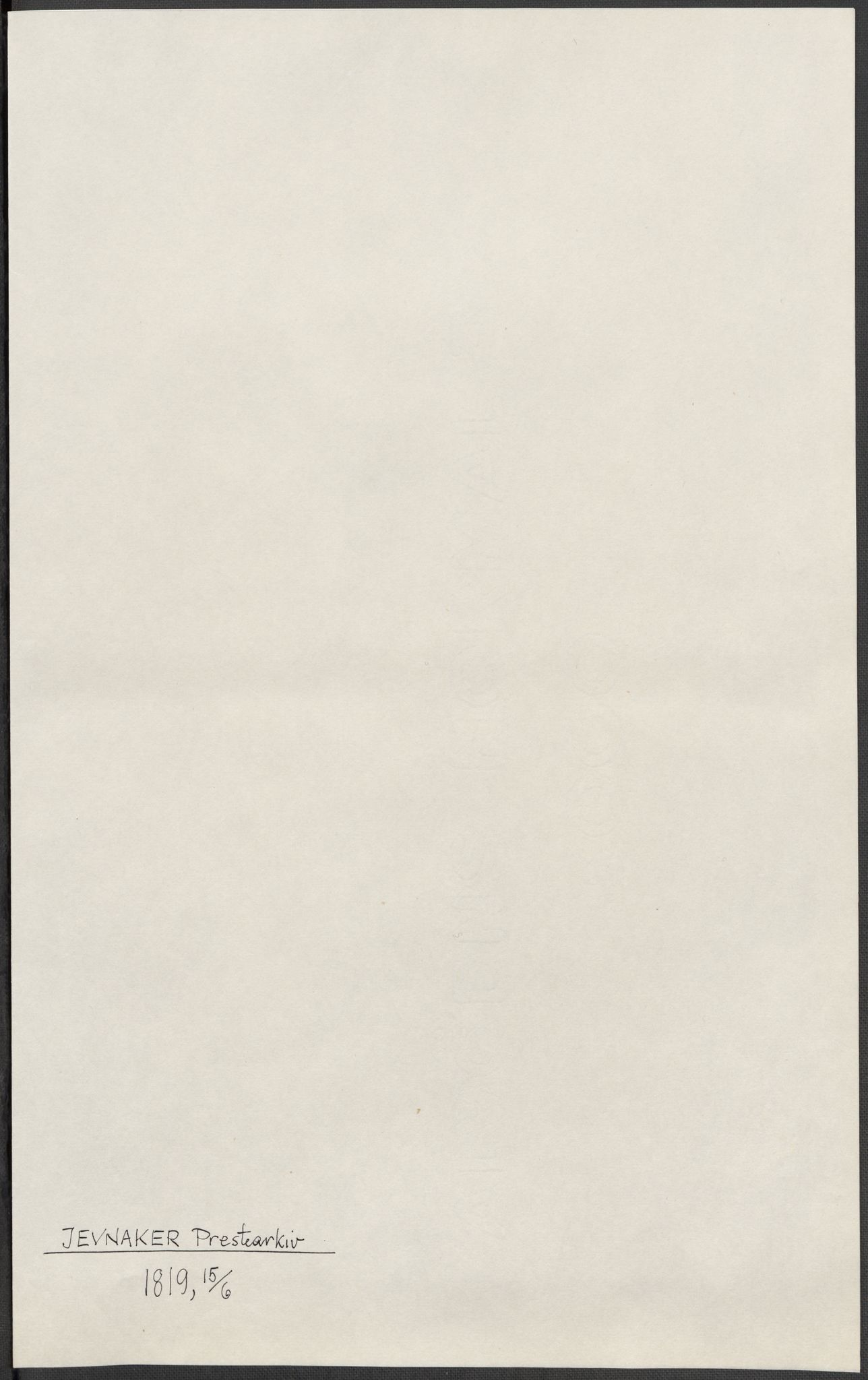 Riksarkivets diplomsamling, RA/EA-5965/F15/L0014: Prestearkiv - Oppland, 1696-1879, p. 208