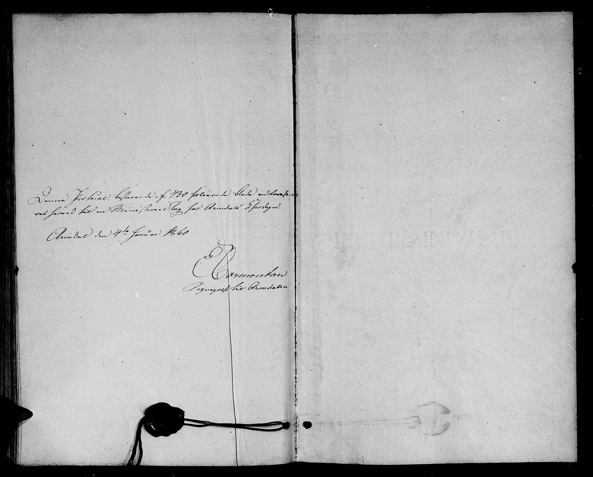 Arendal sokneprestkontor, Trefoldighet, AV/SAK-1111-0040/F/Fb/L0004: Parish register (copy) no. B 4, 1861-1873