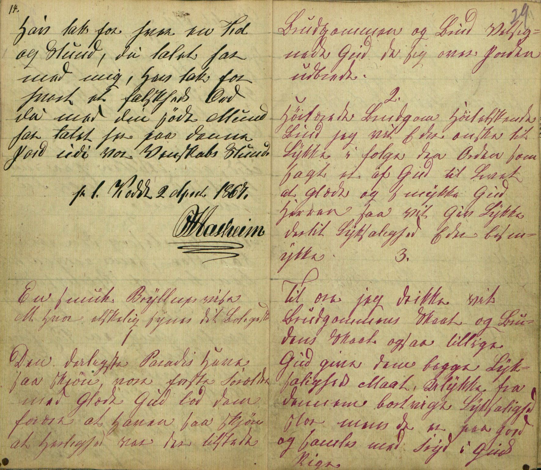Rikard Berge, TEMU/TGM-A-1003/F/L0005/0018: 160-200 / 177 Handskriven visebok. Tilhører Aasheim af Sigjords Præstegjeld, 1870. Vise, 1870, p. 28-29