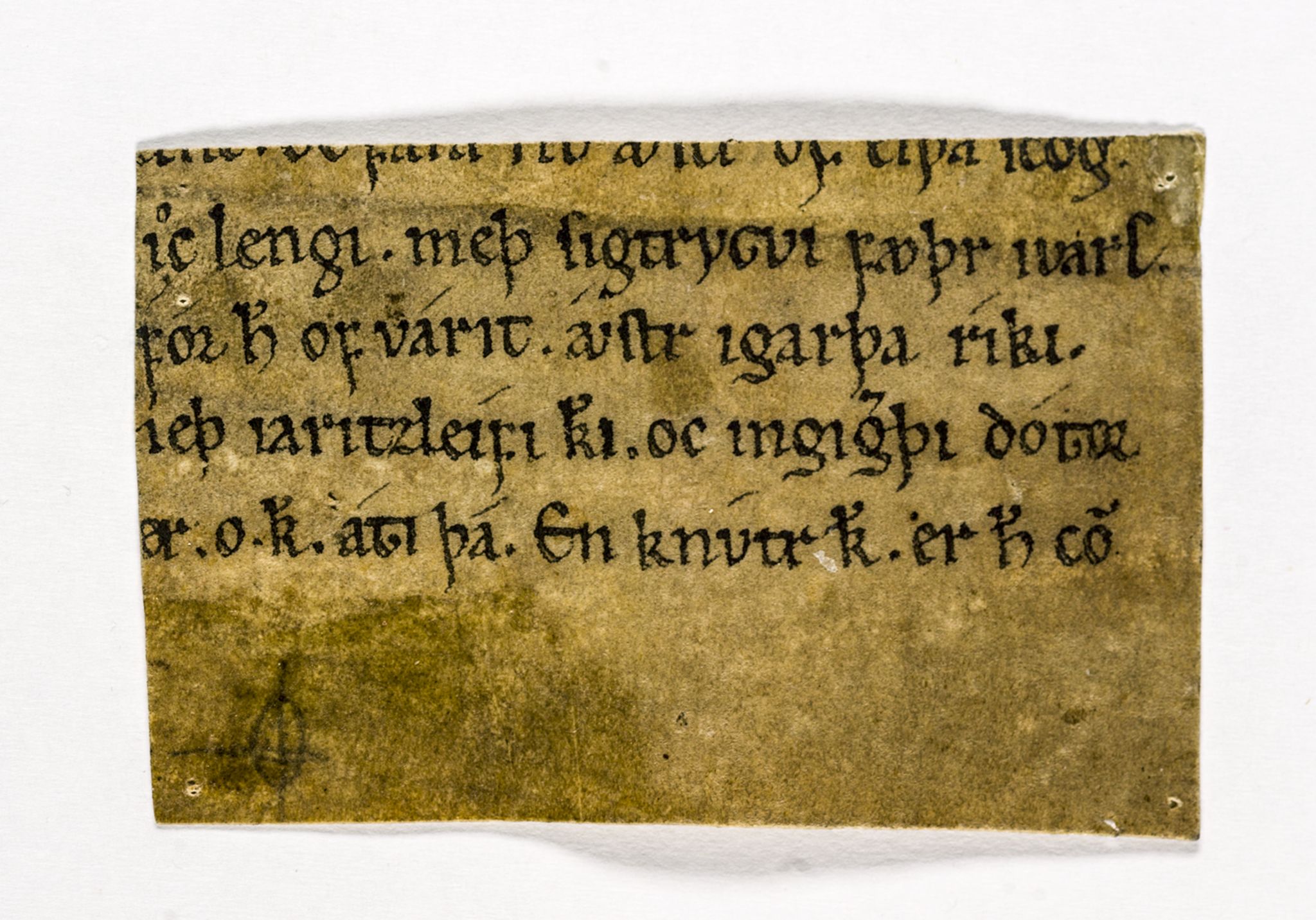 Riksarkivets diplomsamling, AV/RA-EA-5965/F26/L0005: Norrøne membranfragmenter bestand 51-66, 1100-1536, p. 36