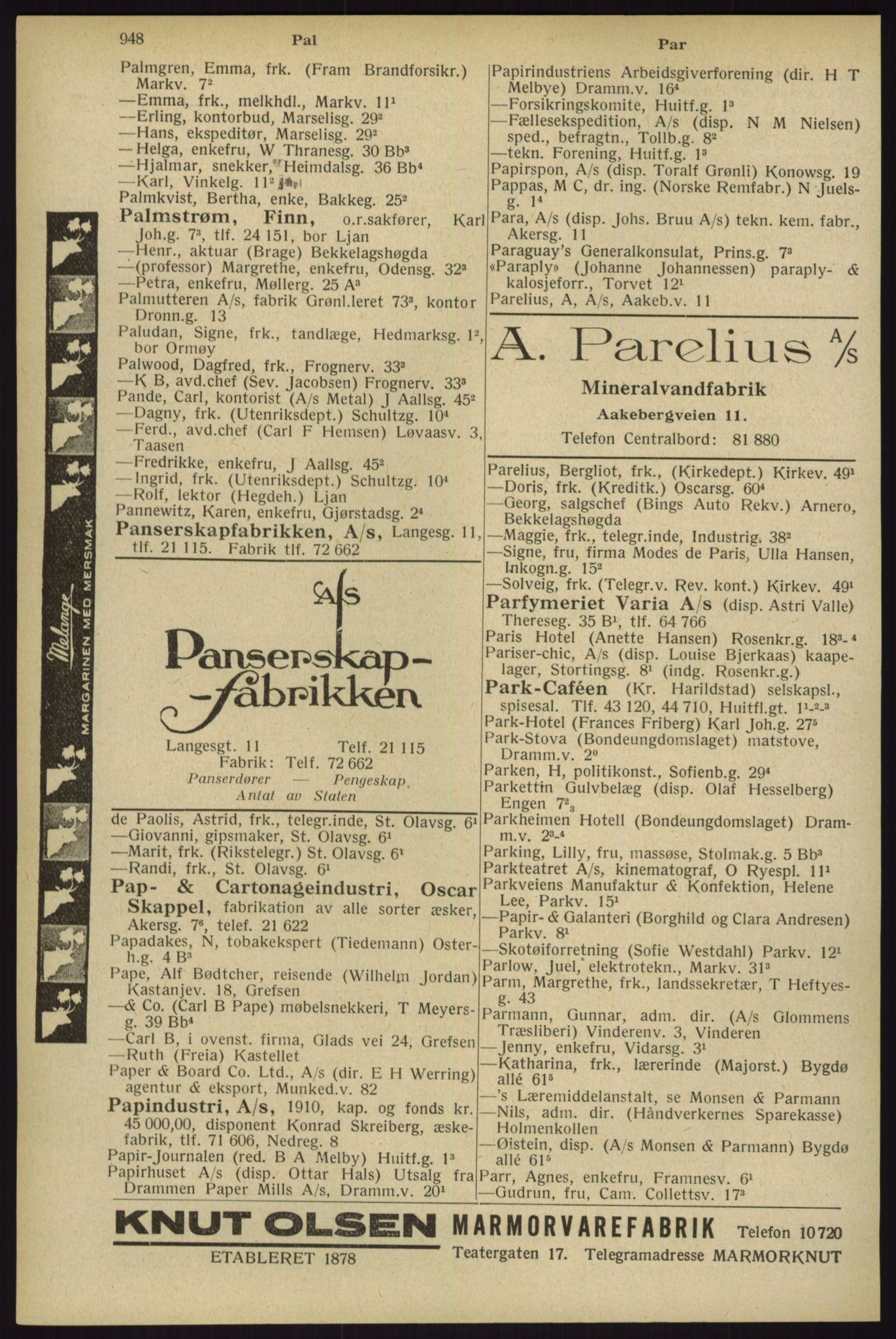 Kristiania/Oslo adressebok, PUBL/-, 1929, p. 948