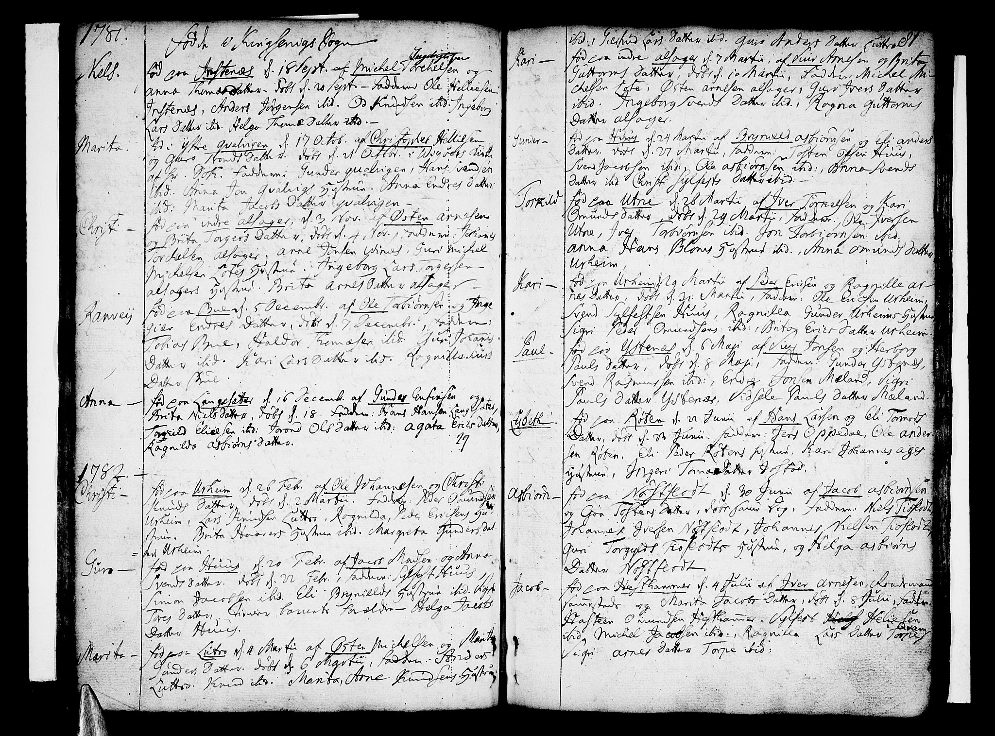 Ullensvang sokneprestembete, SAB/A-78701/H/Haa: Parish register (official) no. A 6 /2, 1758-1788, p. 81