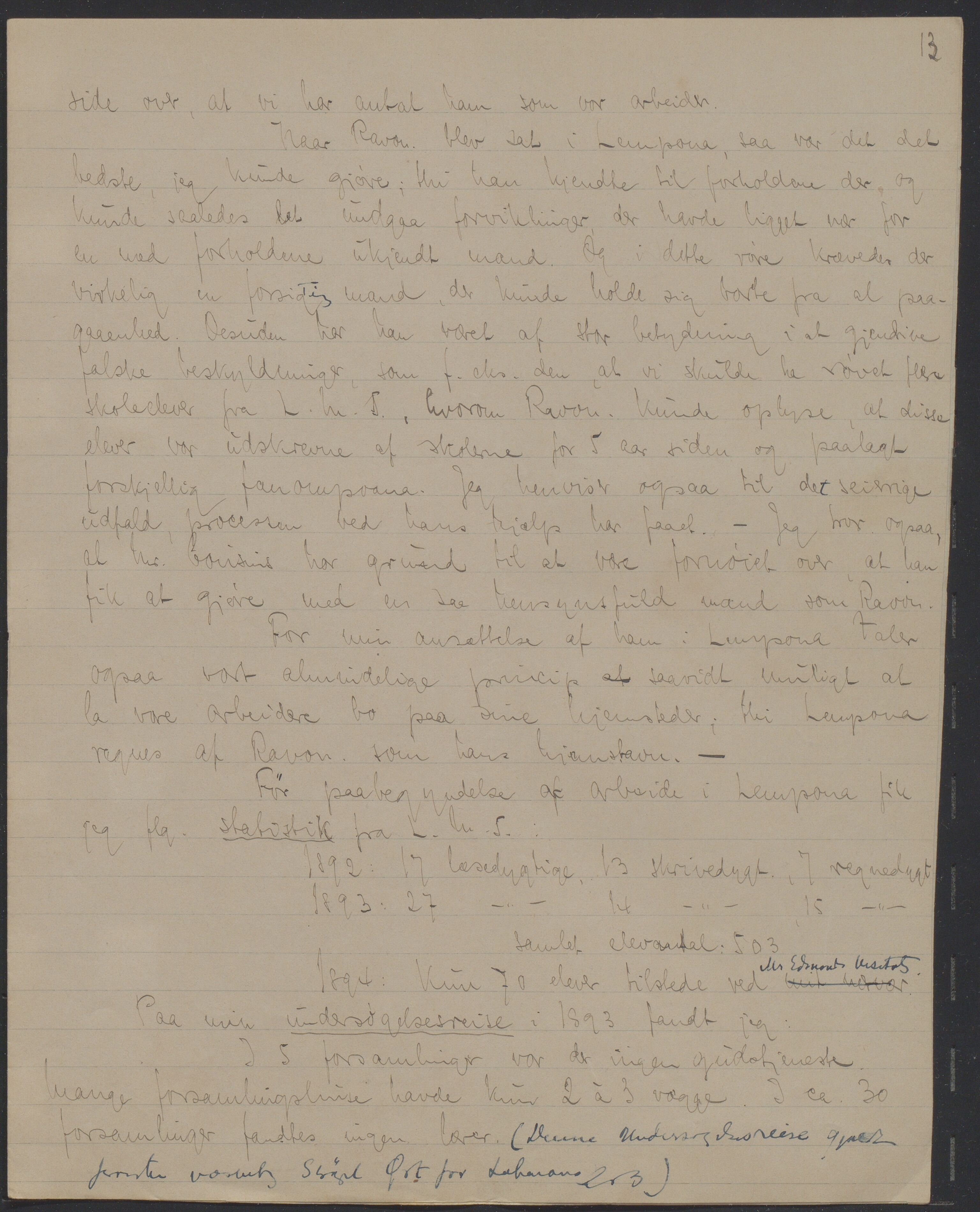 Det Norske Misjonsselskap - hovedadministrasjonen, VID/MA-A-1045/D/Da/Daa/L0040/0009: Konferansereferat og årsberetninger / Konferansereferat fra Madagaskar Innland., 1895, p. 13