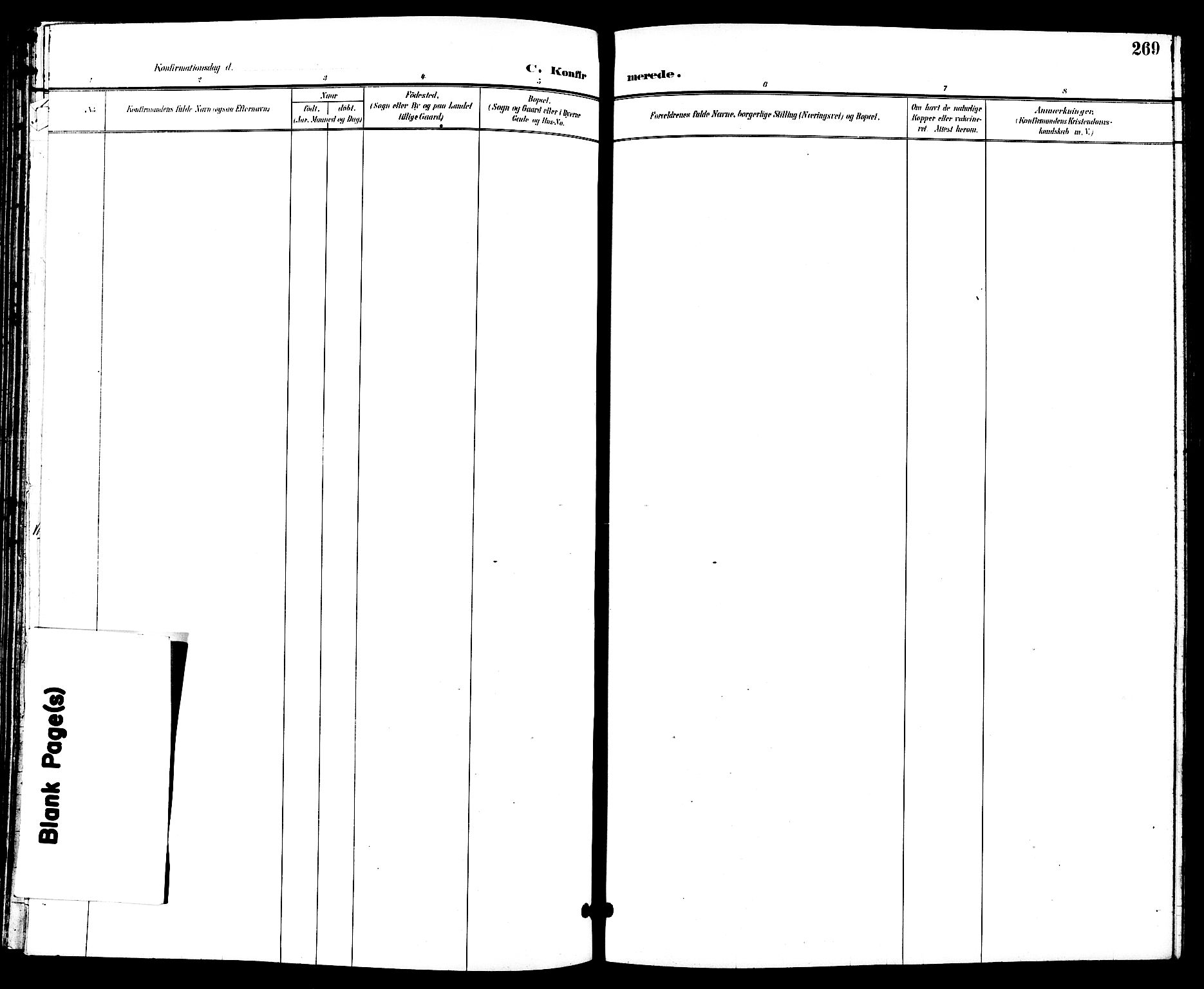 Nøtterøy kirkebøker, AV/SAKO-A-354/G/Ga/L0004: Parish register (copy) no. I 4, 1894-1909, p. 269