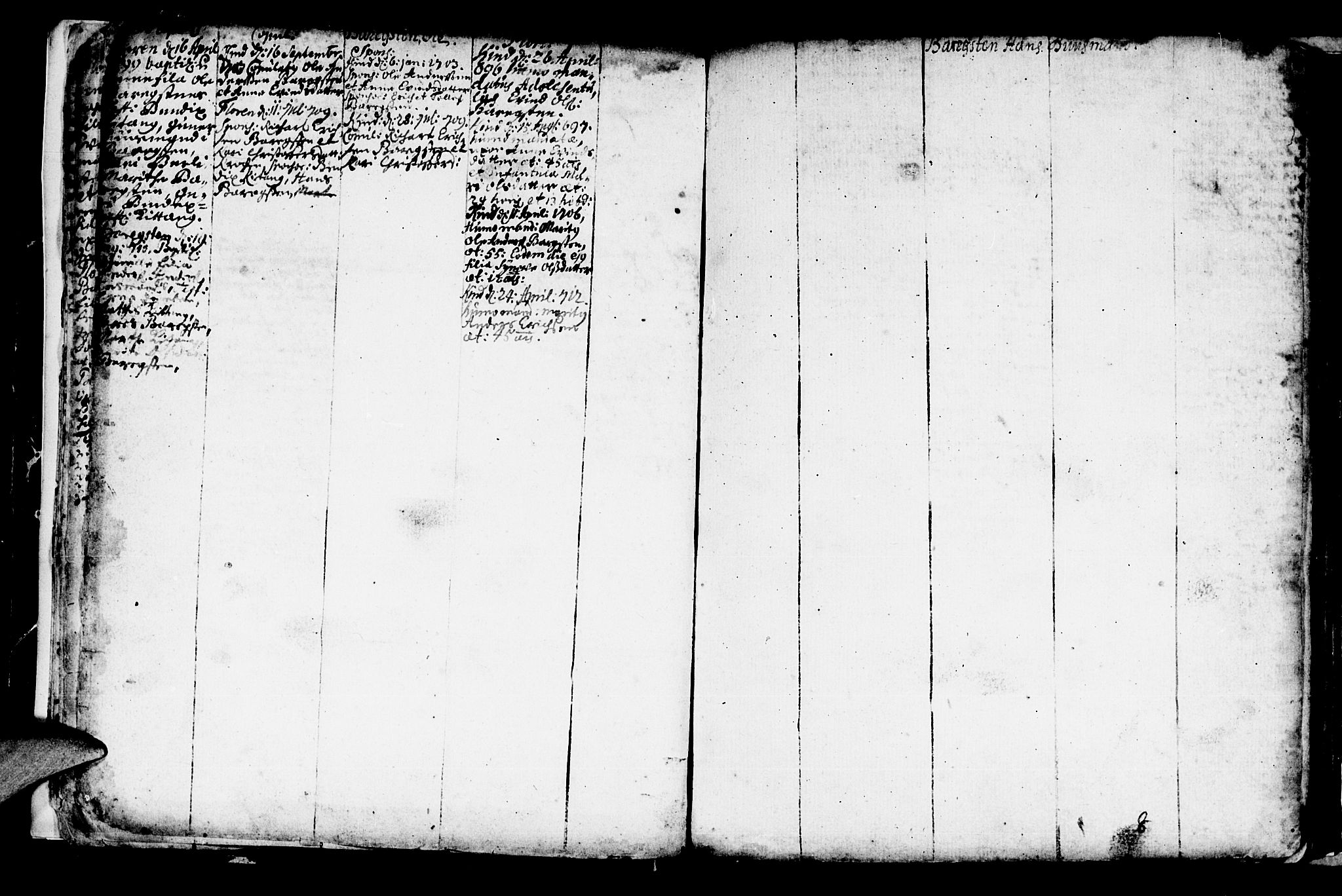 Kinn sokneprestembete, AV/SAB-A-80801/H/Haa/Haaa/L0001: Parish register (official) no. A 1, 1689-1729, p. 8