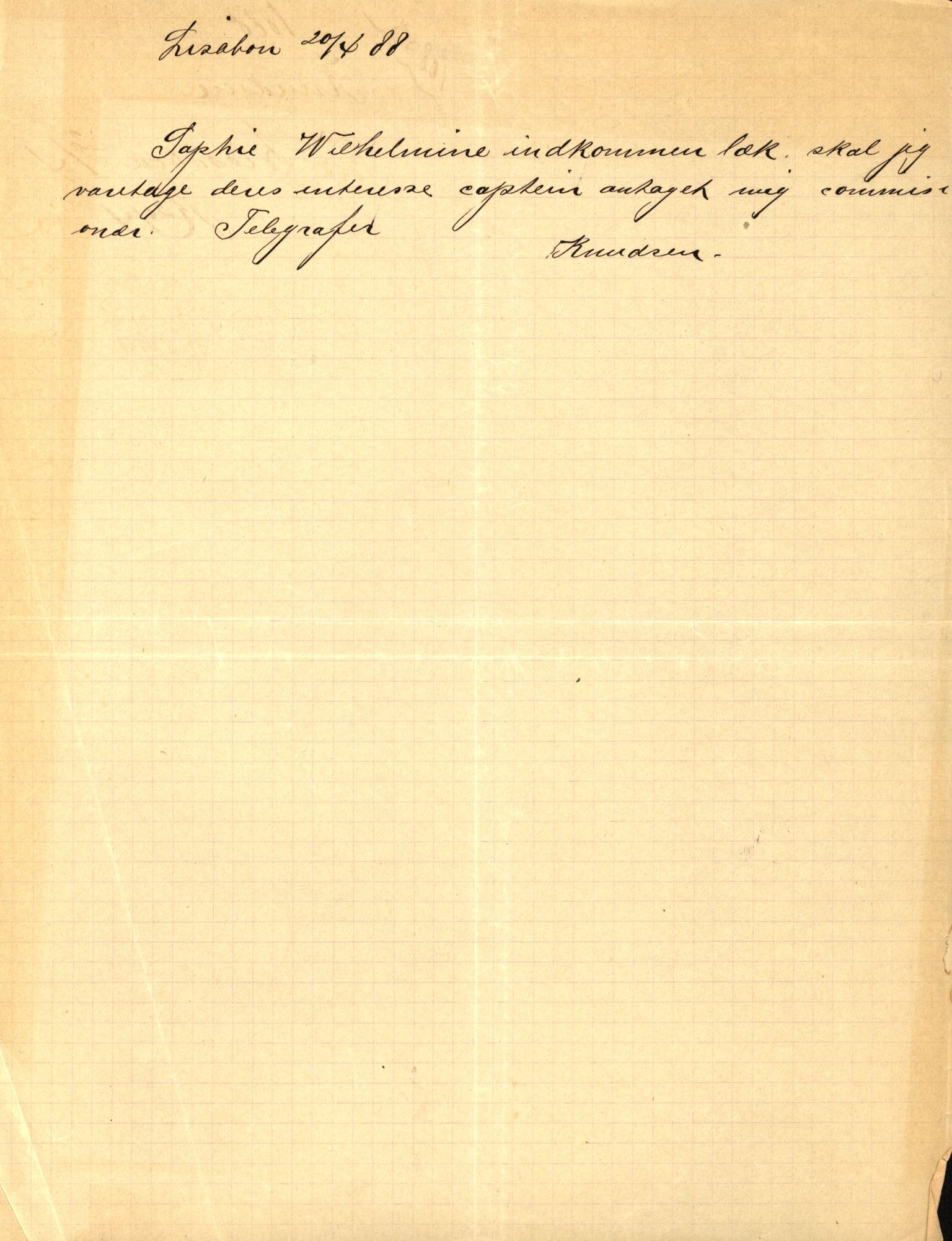 Pa 63 - Østlandske skibsassuranceforening, VEMU/A-1079/G/Ga/L0023/0002: Havaridokumenter / Flora, Frank, Freidig, Sophie, Wilhelmine, 1888, p. 71