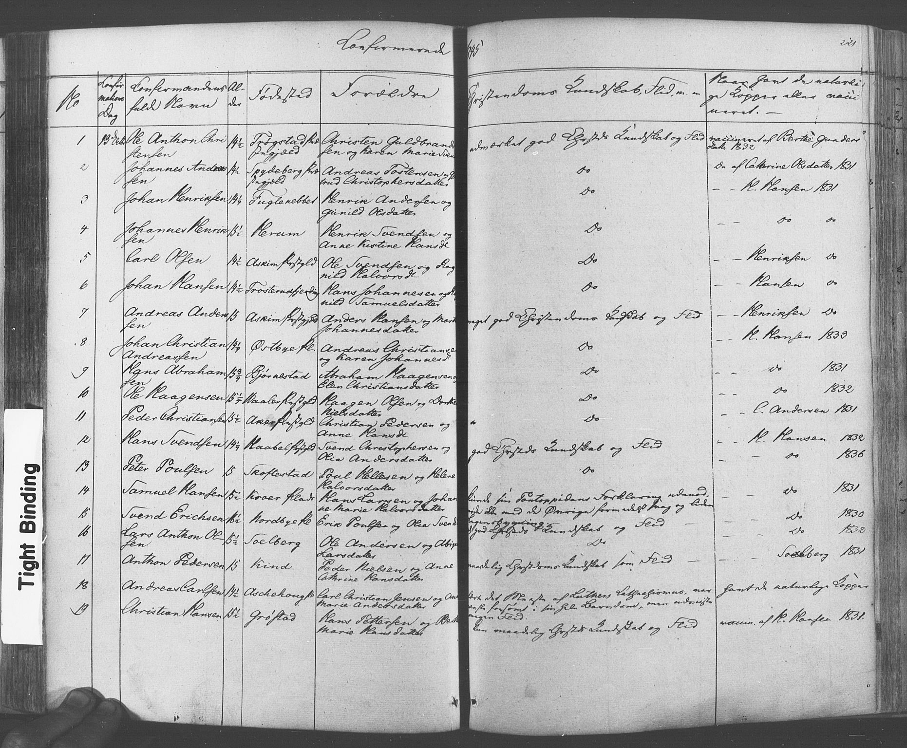 Ås prestekontor Kirkebøker, AV/SAO-A-10894/F/Fa/L0006: Parish register (official) no. I 6, 1841-1853, p. 220-221