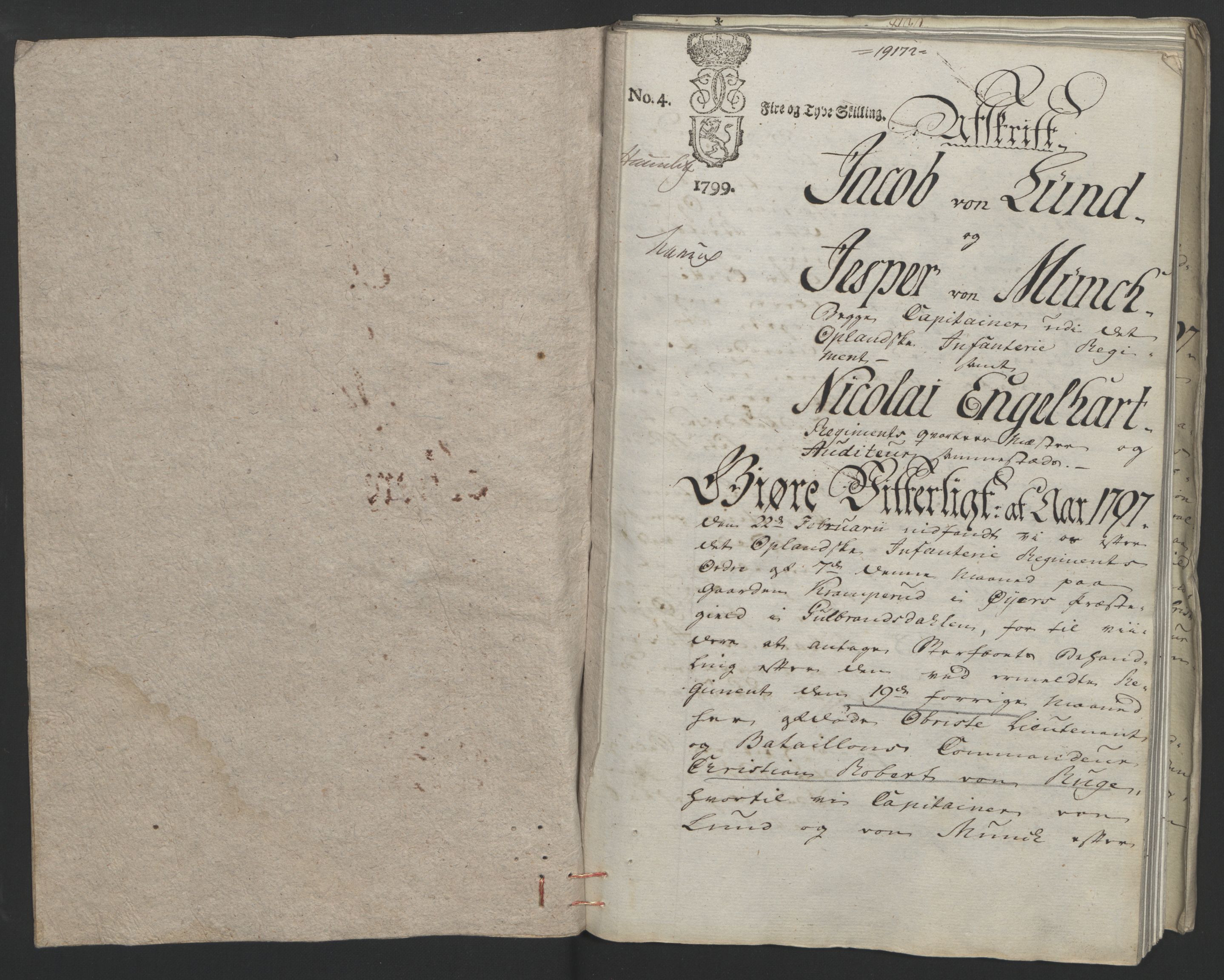 Forsvaret, Generalauditøren, RA/RAFA-1772/F/Fj/Fja/L0027: --, 1769-1824, p. 116