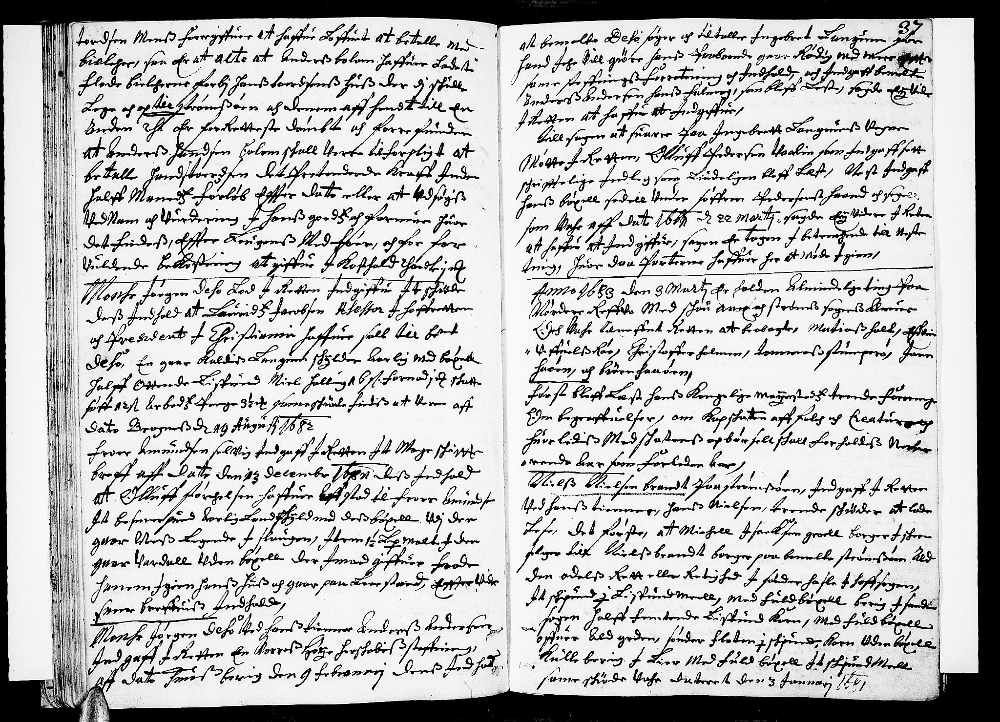 Nordre Jarlsberg sorenskriveri, AV/SAKO-A-80/F/Fa/Faa/L0001: Tingbok, 1682-1683, p. 37
