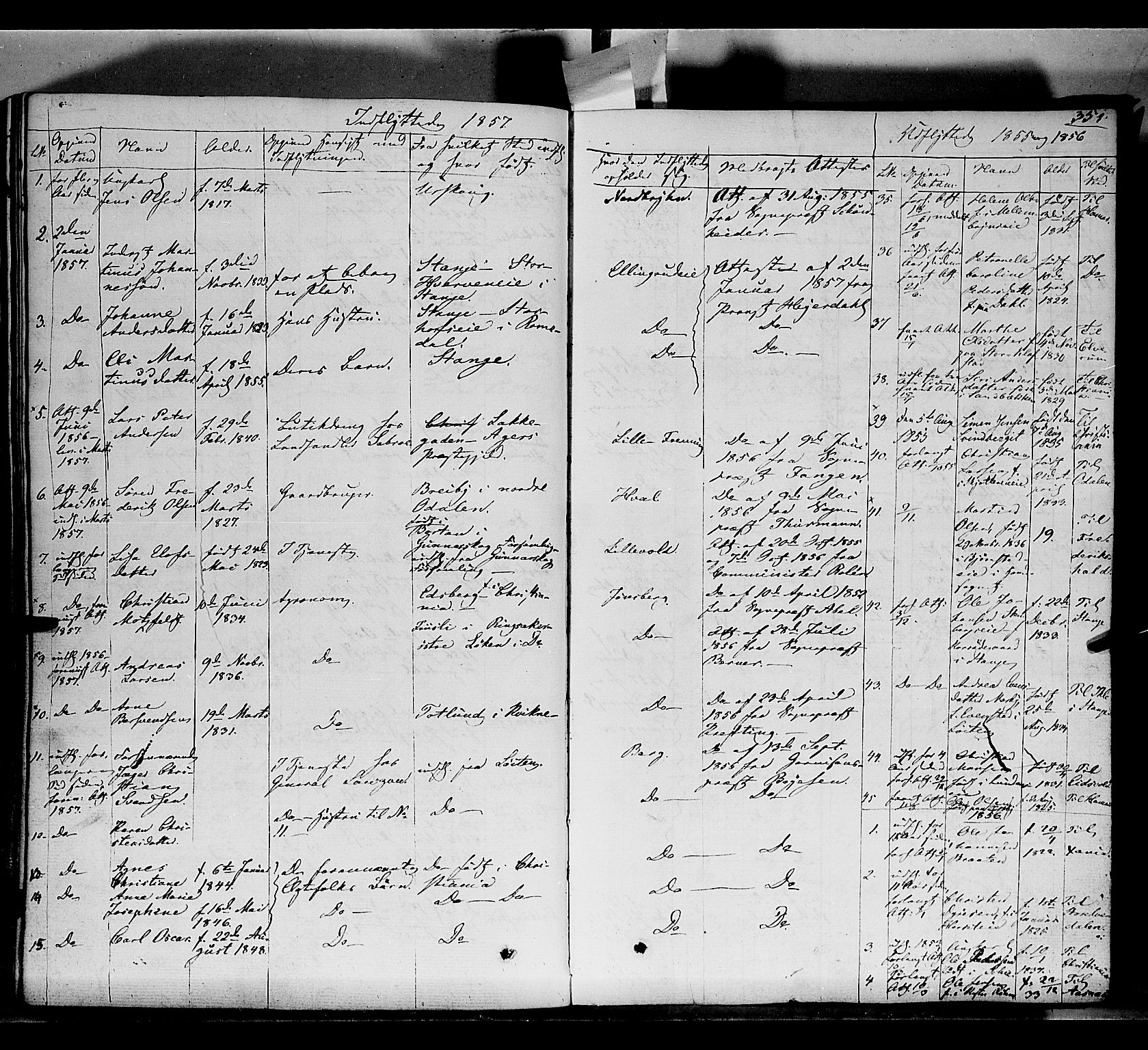 Romedal prestekontor, SAH/PREST-004/K/L0004: Parish register (official) no. 4, 1847-1861, p. 351