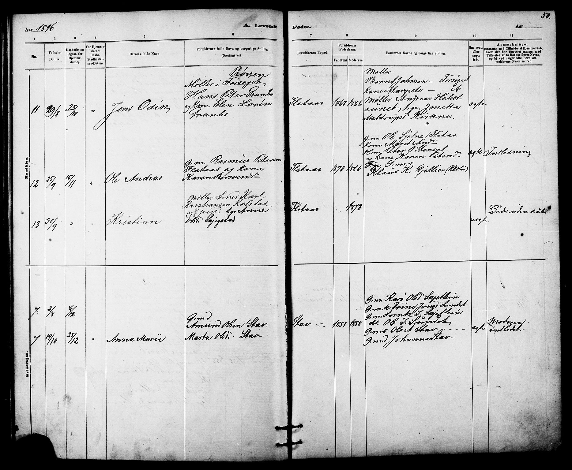 Ministerialprotokoller, klokkerbøker og fødselsregistre - Sør-Trøndelag, SAT/A-1456/613/L0395: Parish register (copy) no. 613C03, 1887-1909, p. 50