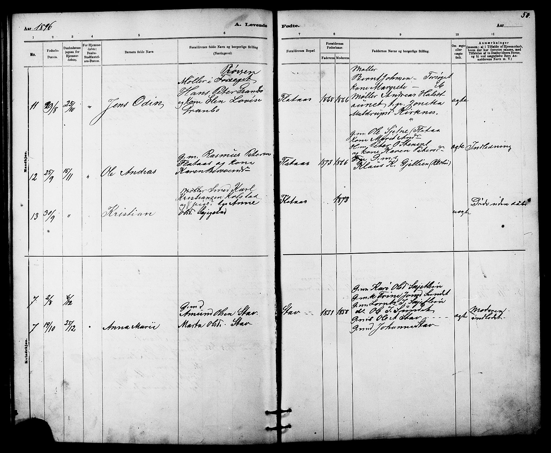 Ministerialprotokoller, klokkerbøker og fødselsregistre - Sør-Trøndelag, AV/SAT-A-1456/613/L0395: Parish register (copy) no. 613C03, 1887-1909, p. 50