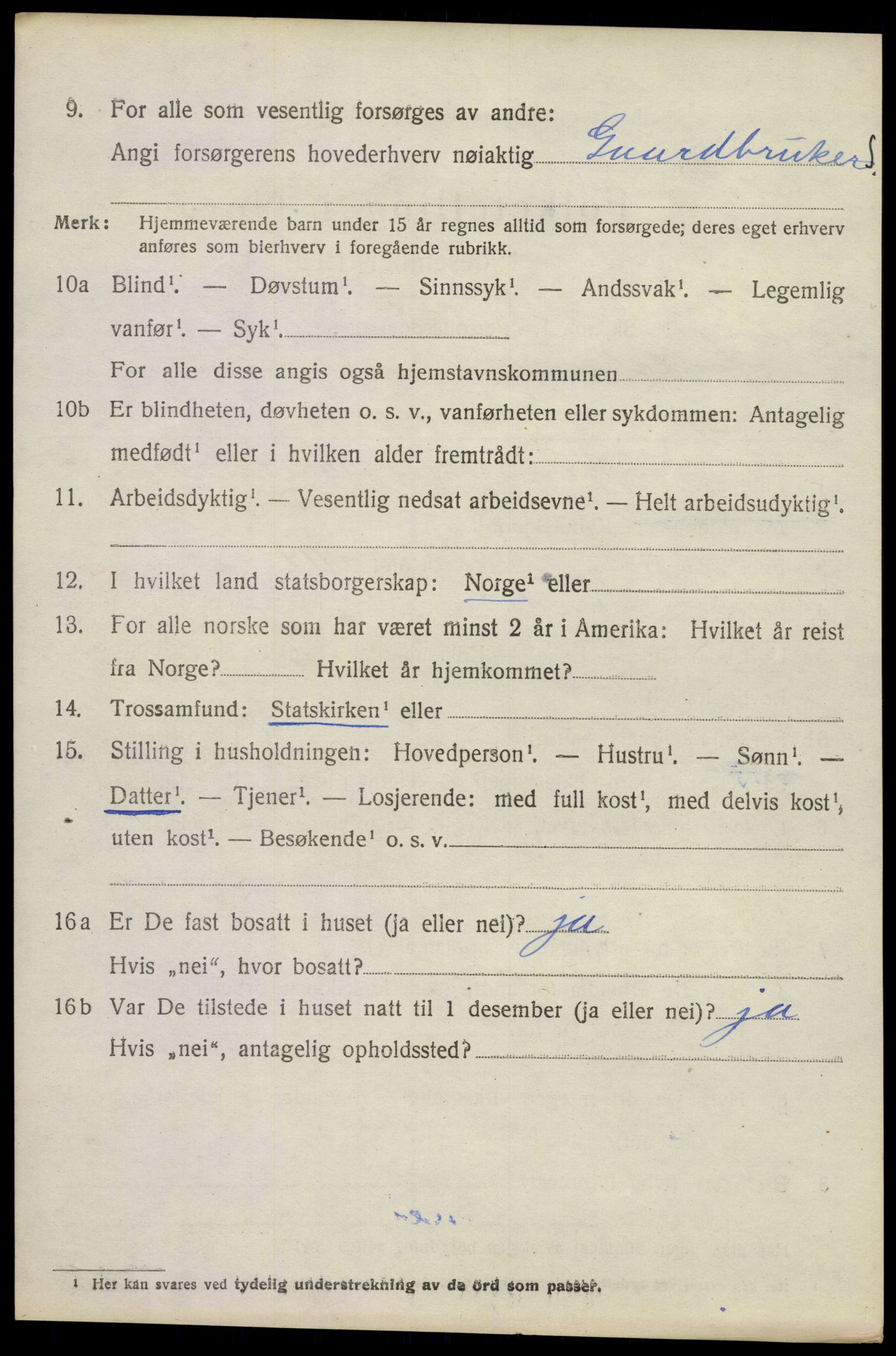 SAKO, 1920 census for Andebu, 1920, p. 2655
