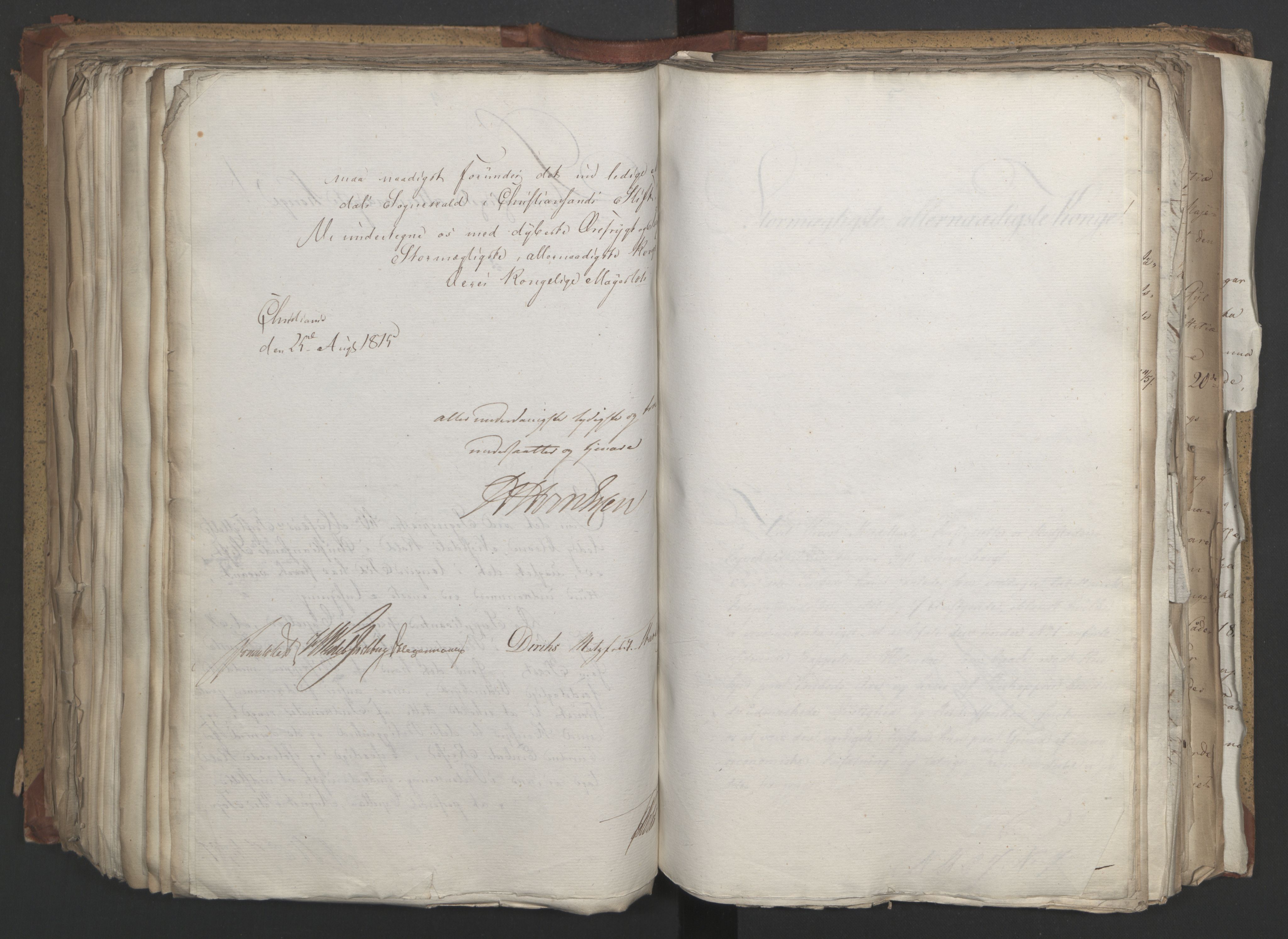 Statsrådsavdelingen i Stockholm, AV/RA-S-1003/D/Da/L0003: Regjeringsinnstillinger nr. 519-787, 1815, p. 369