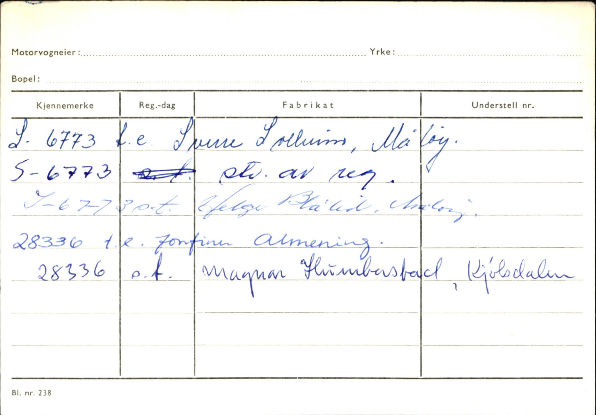 Statens vegvesen, Sogn og Fjordane vegkontor, SAB/A-5301/4/F/L0144: Registerkort Vågsøy A-R, 1945-1975, p. 810