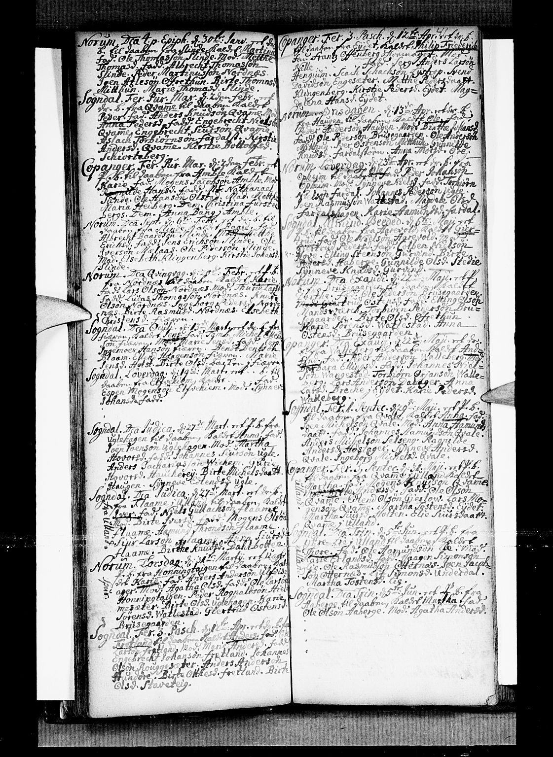 Sogndal sokneprestembete, AV/SAB-A-81301/H/Haa/Haaa/L0002: Parish register (official) no. A 2, 1725-1741, p. 41