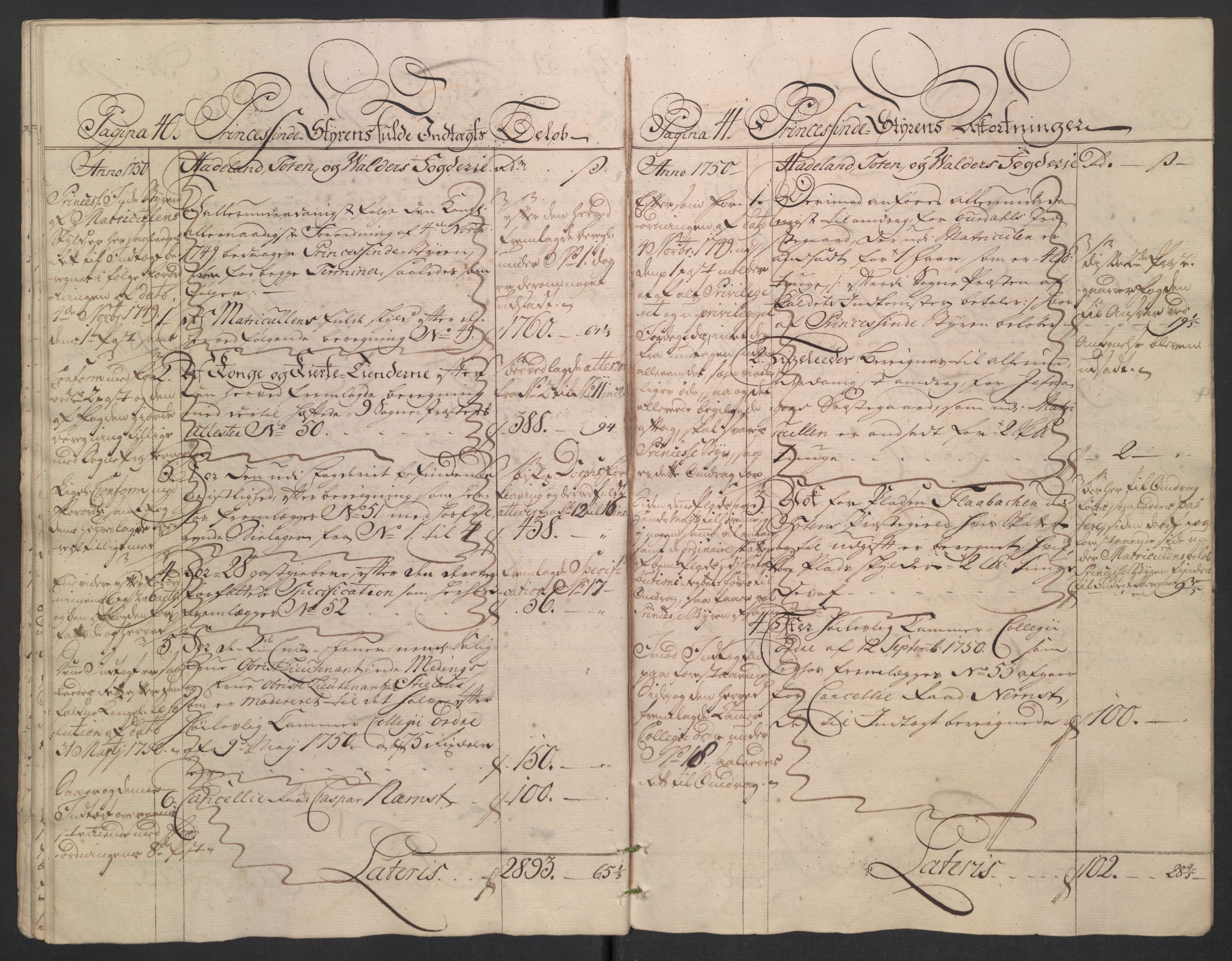 Rentekammeret inntil 1814, Reviderte regnskaper, Fogderegnskap, AV/RA-EA-4092/R18/L1348: Fogderegnskap Hadeland, Toten og Valdres, 1750-1751, p. 23