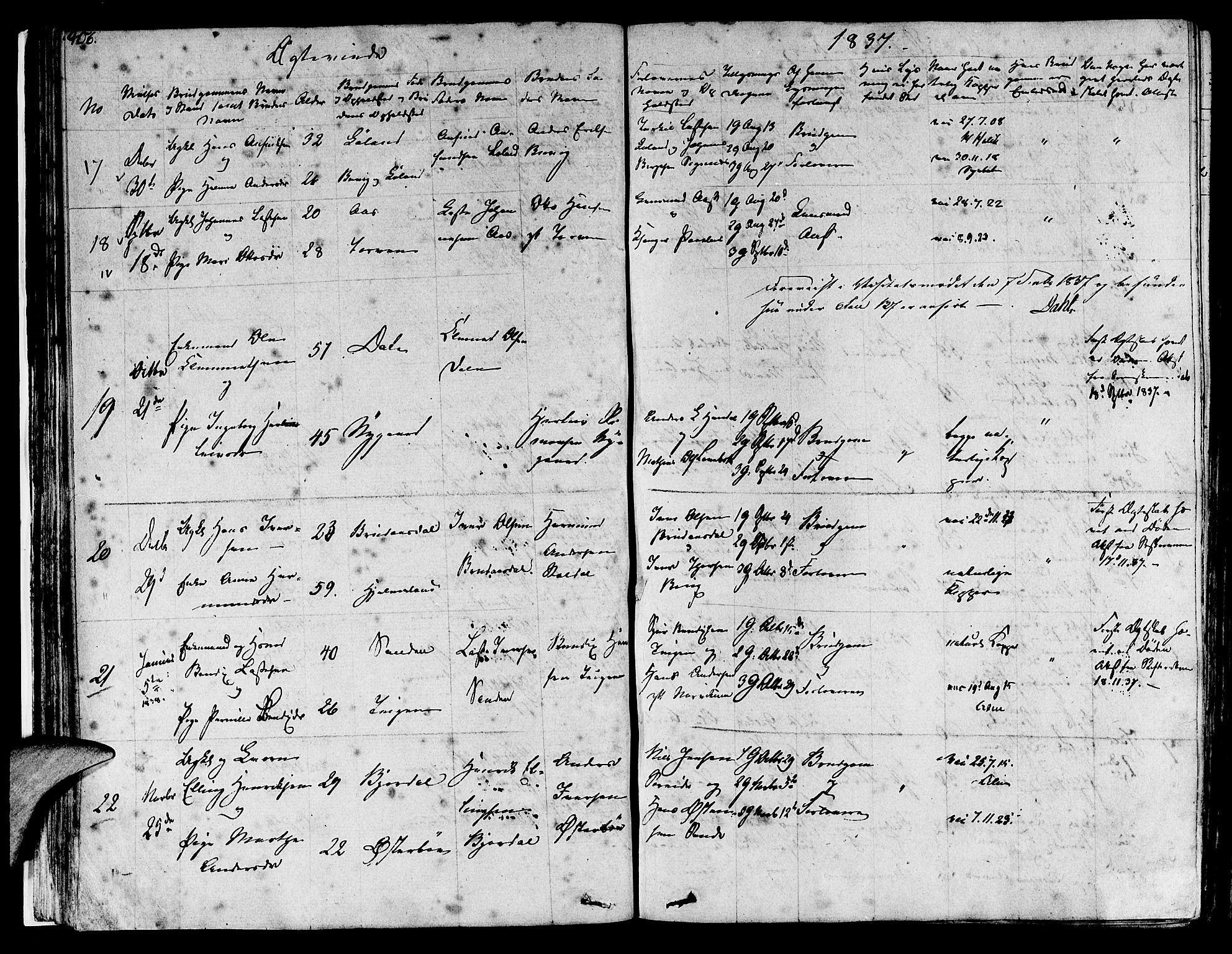 Lavik sokneprestembete, AV/SAB-A-80901: Parish register (official) no. A 2II, 1821-1842, p. 406