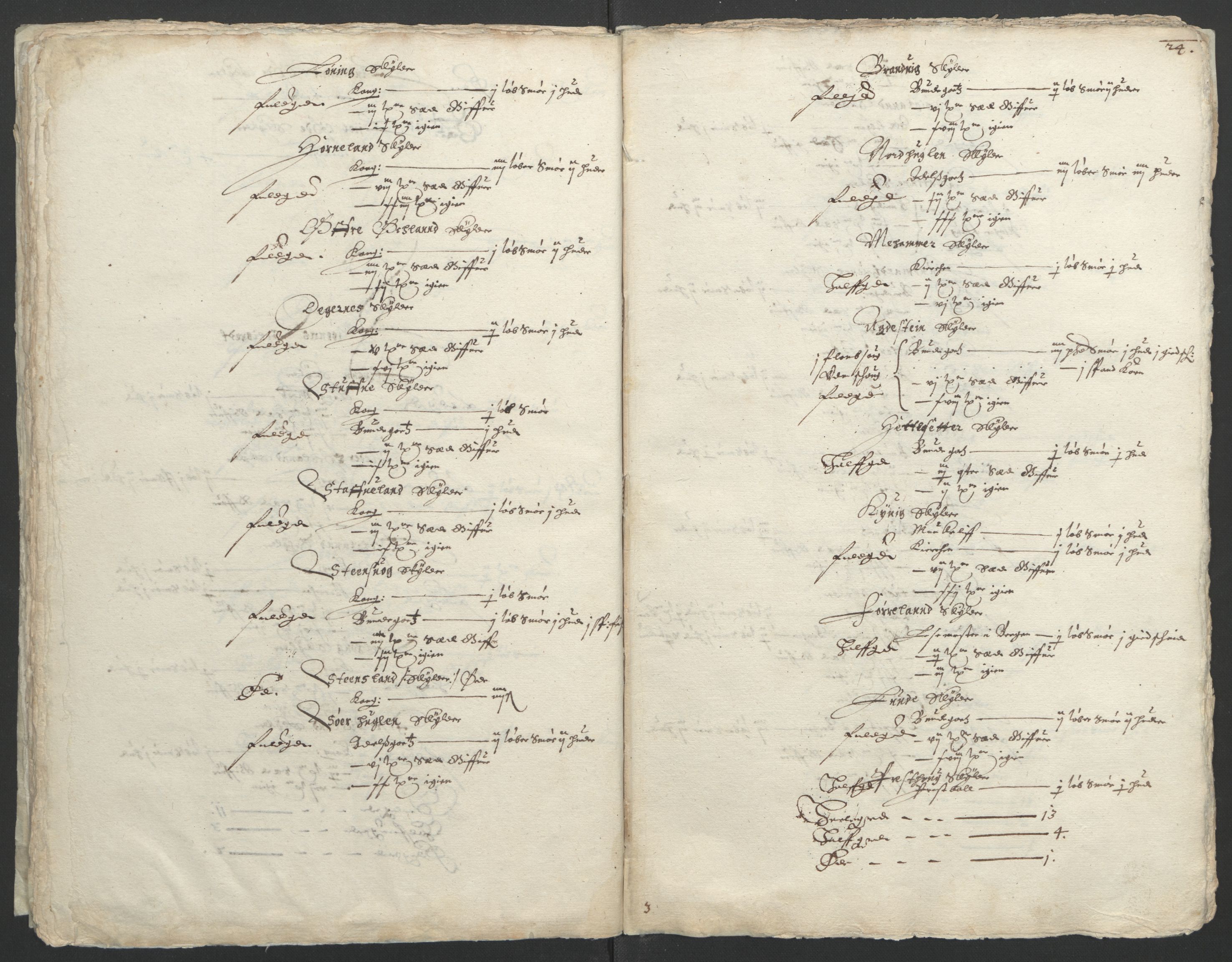 Stattholderembetet 1572-1771, RA/EA-2870/Ek/L0004/0001: Jordebøker til utlikning av garnisonsskatt 1624-1626: / Jordebøker for Bergenhus len, 1626, p. 28