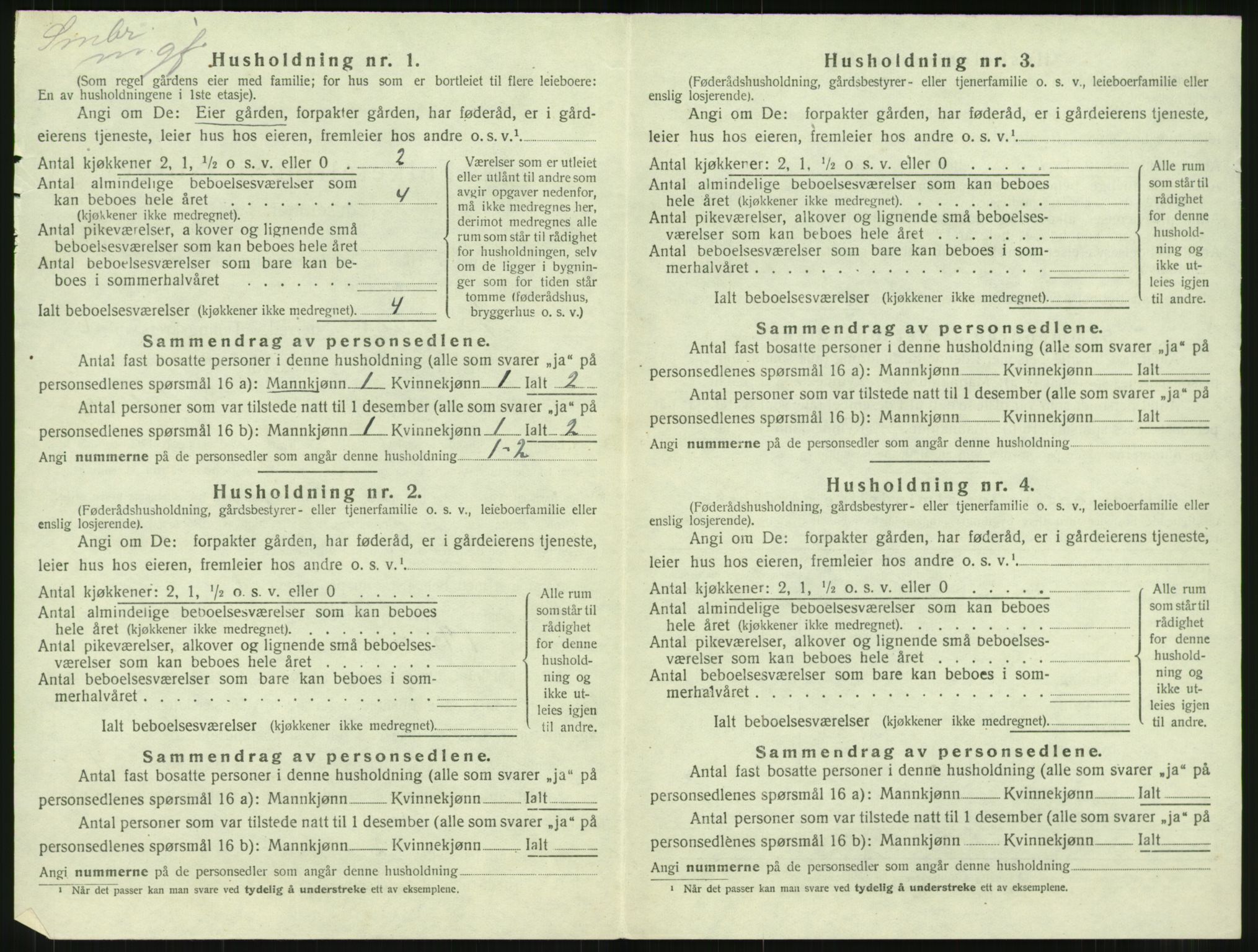 SAT, 1920 census for Stangvik, 1920, p. 561