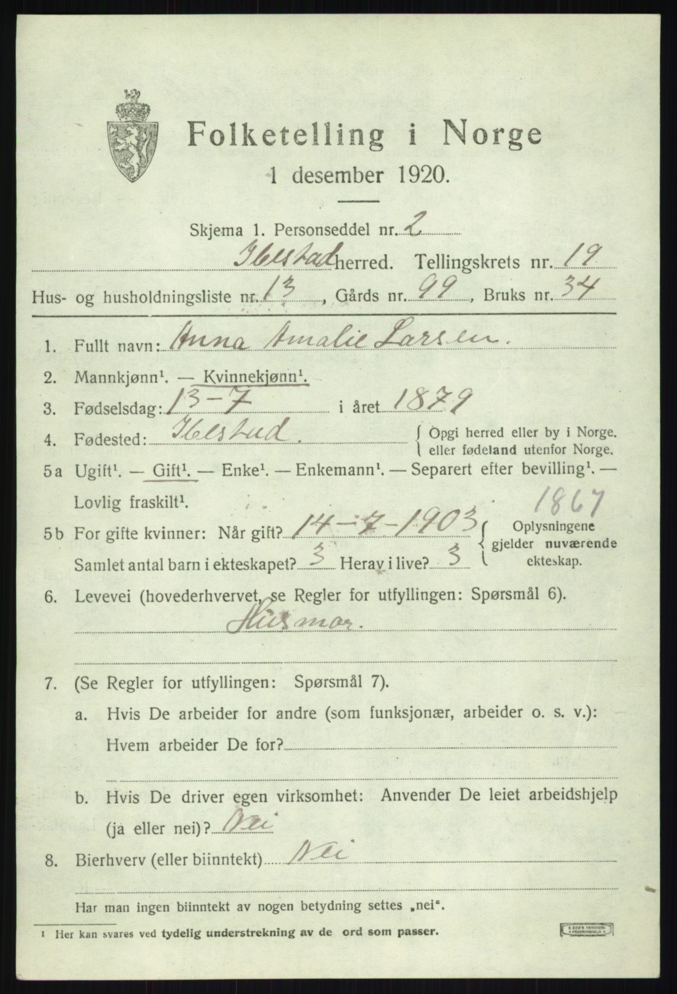 SATØ, 1920 census for Ibestad, 1920, p. 10839