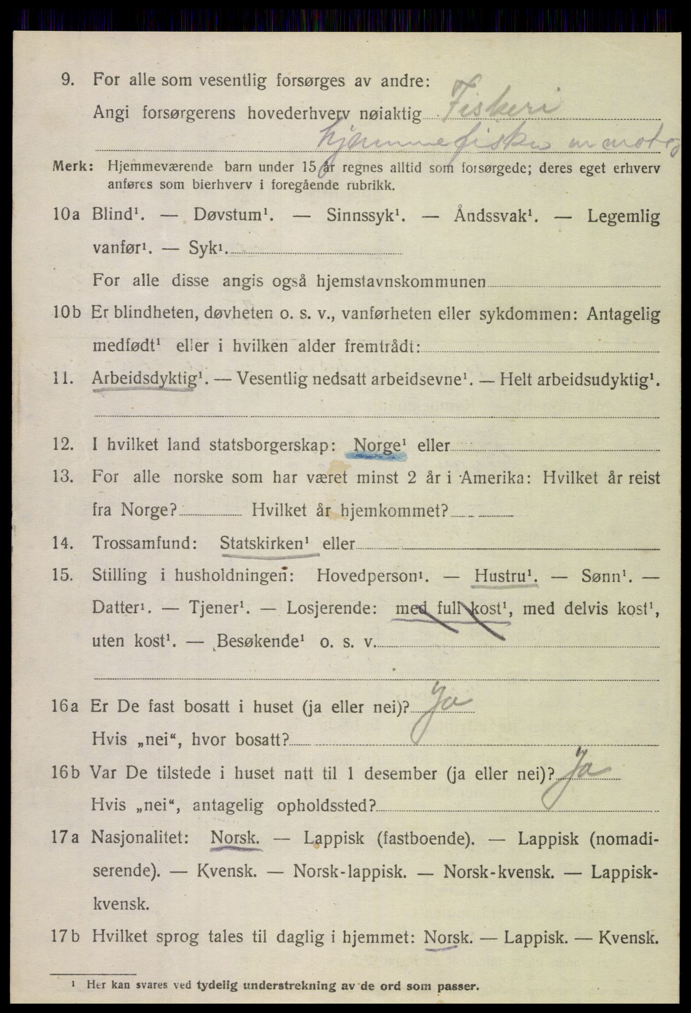 SAT, 1920 census for Leiranger, 1920, p. 784