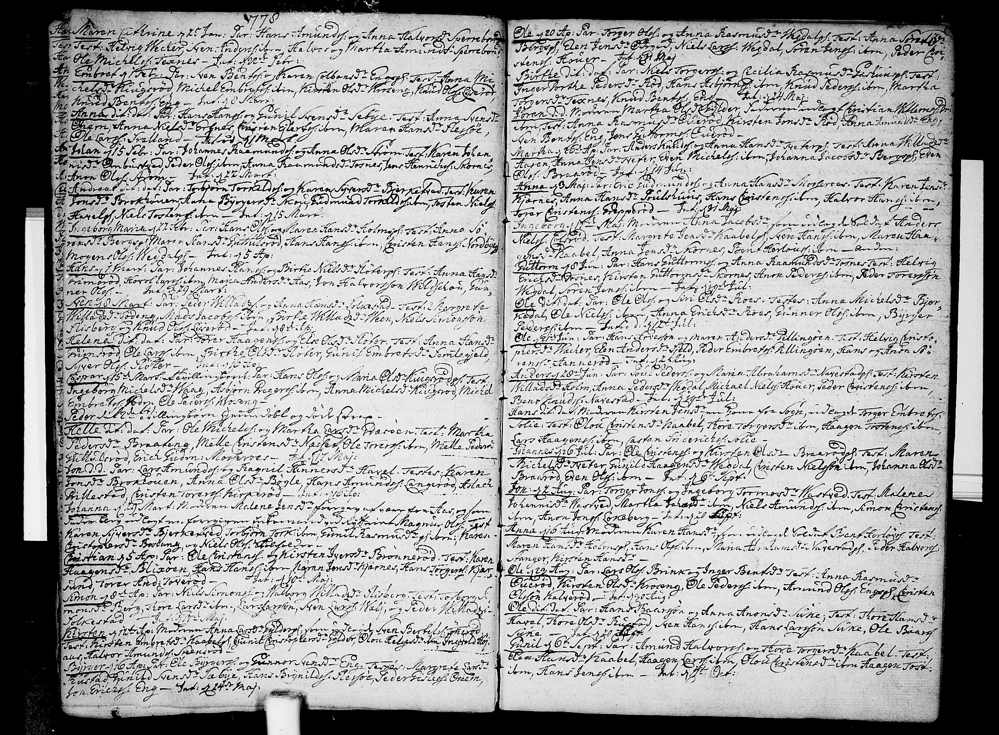 Våler prestekontor Kirkebøker, AV/SAO-A-11083/F/Fa/L0004: Parish register (official) no. I 4, 1771-1815, p. 13