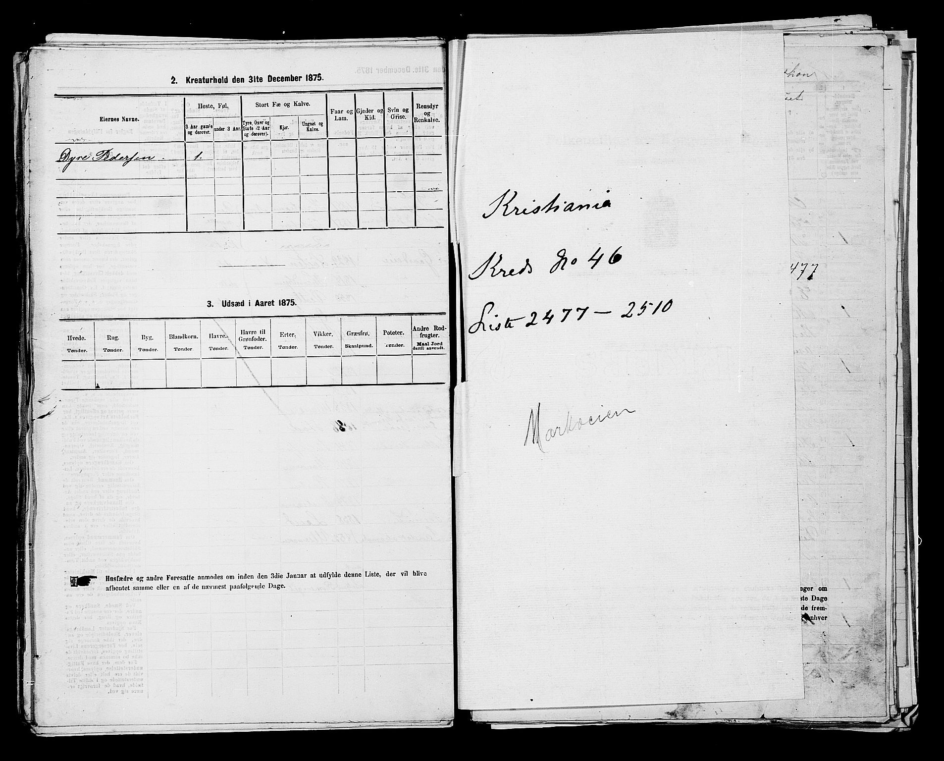 RA, 1875 census for 0301 Kristiania, 1875, p. 6940