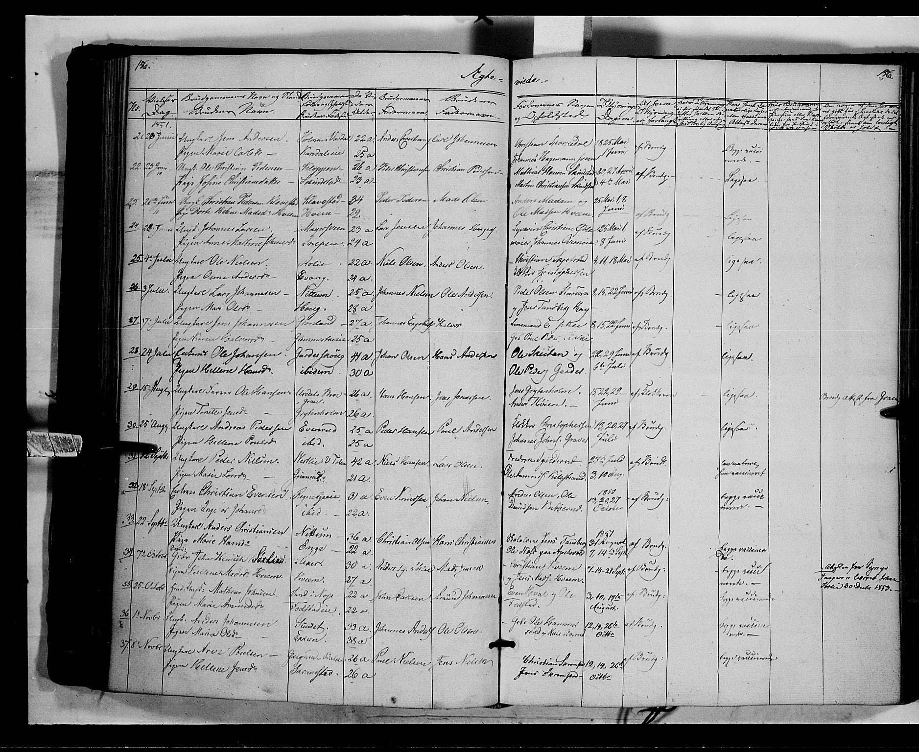 Østre Toten prestekontor, AV/SAH-PREST-104/H/Ha/Haa/L0003: Parish register (official) no. 3, 1848-1856, p. 156