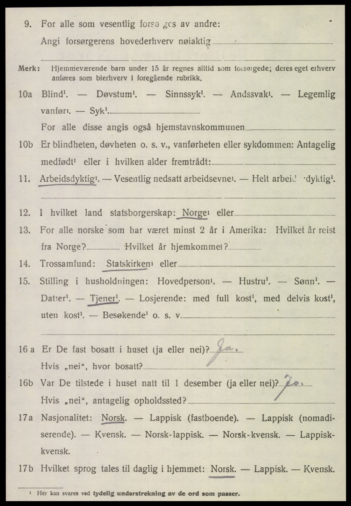 SAT, 1920 census for Verran, 1920, p. 1057