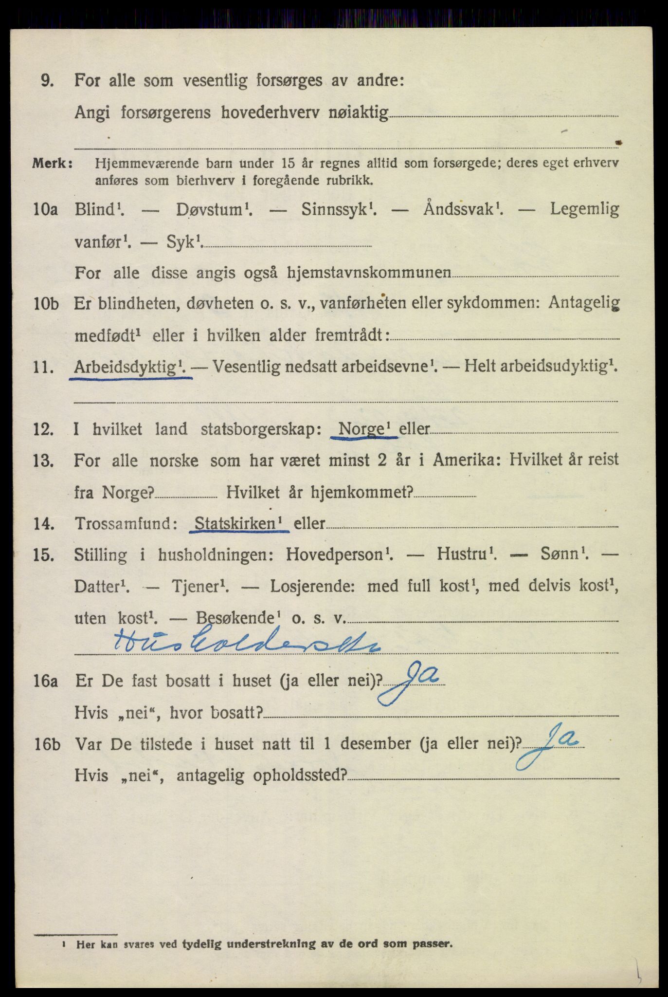 SAH, 1920 census for Løten, 1920, p. 4958