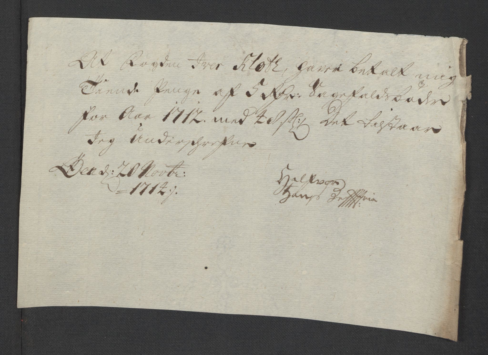 Rentekammeret inntil 1814, Reviderte regnskaper, Fogderegnskap, AV/RA-EA-4092/R24/L1587: Fogderegnskap Numedal og Sandsvær, 1712, p. 418