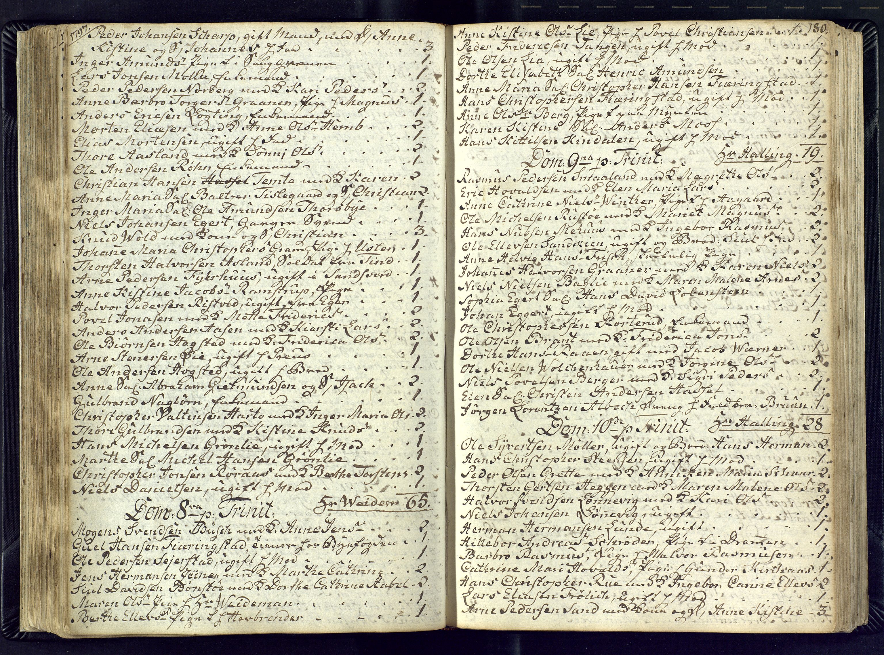 Kongsberg kirkebøker, SAKO/A-22/M/Ma/L0012: Communicants register no. 12, 1794-1800, p. 180
