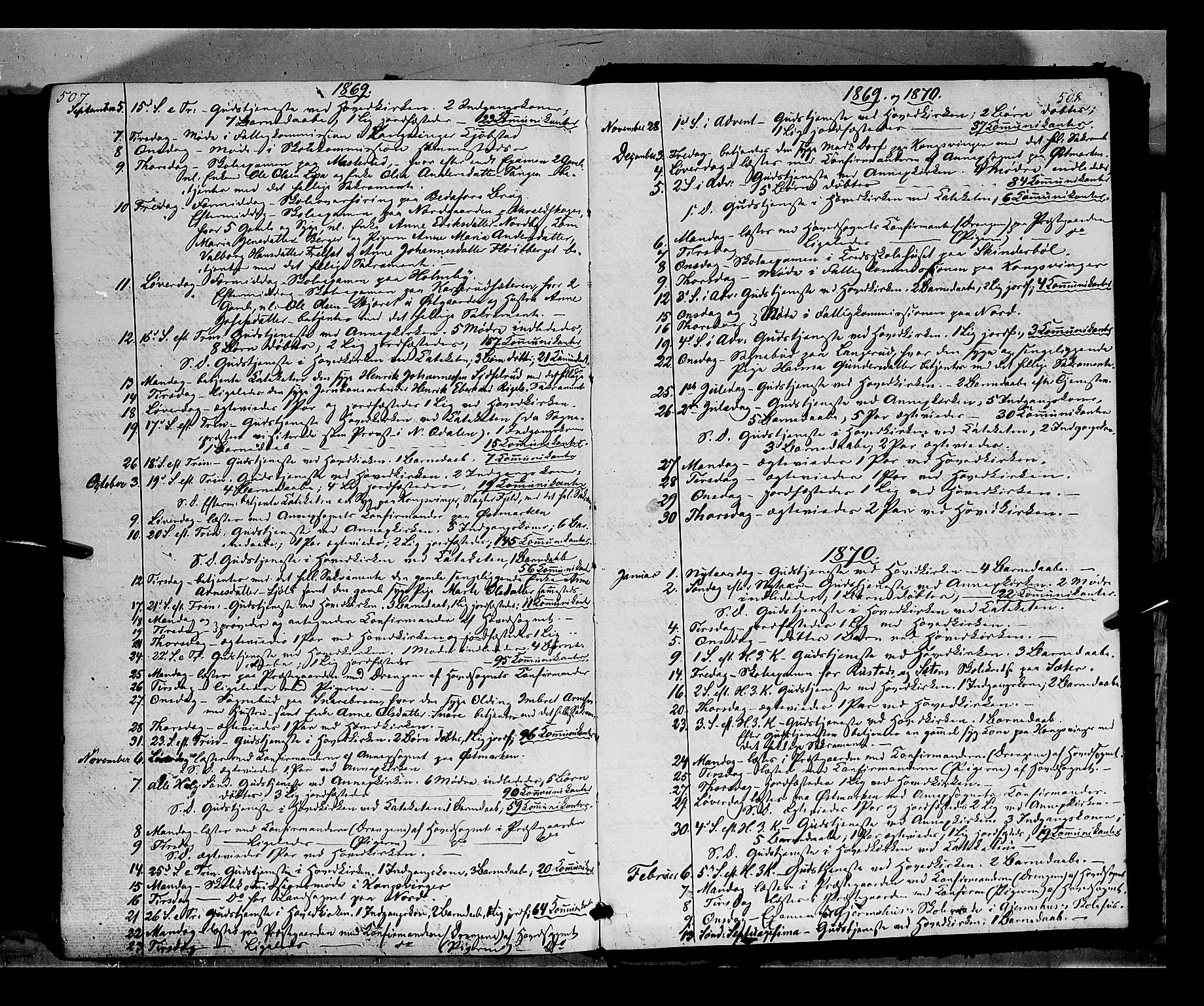 Vinger prestekontor, AV/SAH-PREST-024/H/Ha/Haa/L0011: Parish register (official) no. 11, 1862-1870, p. 508