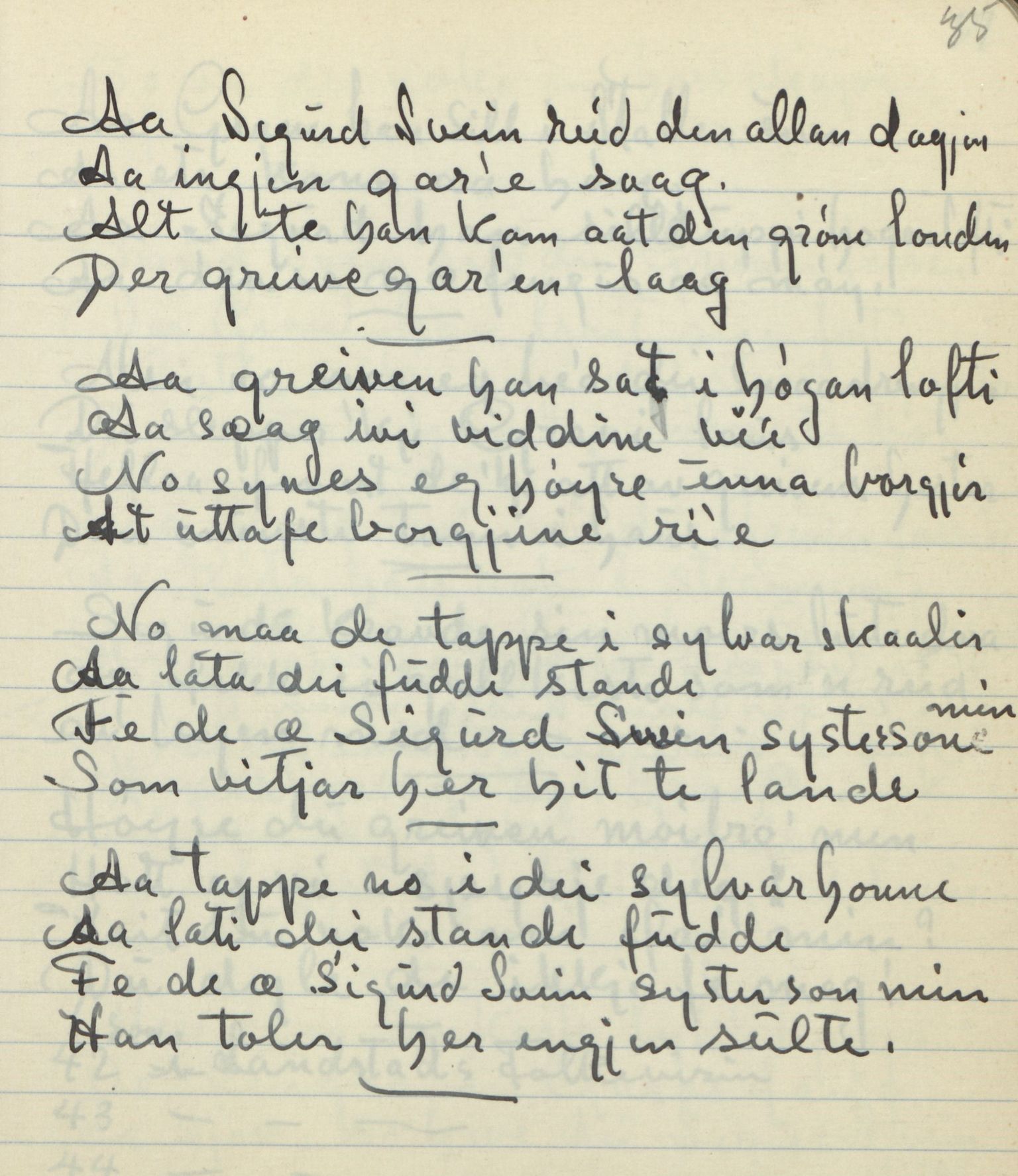 Rikard Berge, TEMU/TGM-A-1003/F/L0018/0024: 600-656 / 623 Gamalt fraa Vinje,  Øyst. Vesaas IX, 1918-1934, p. 35