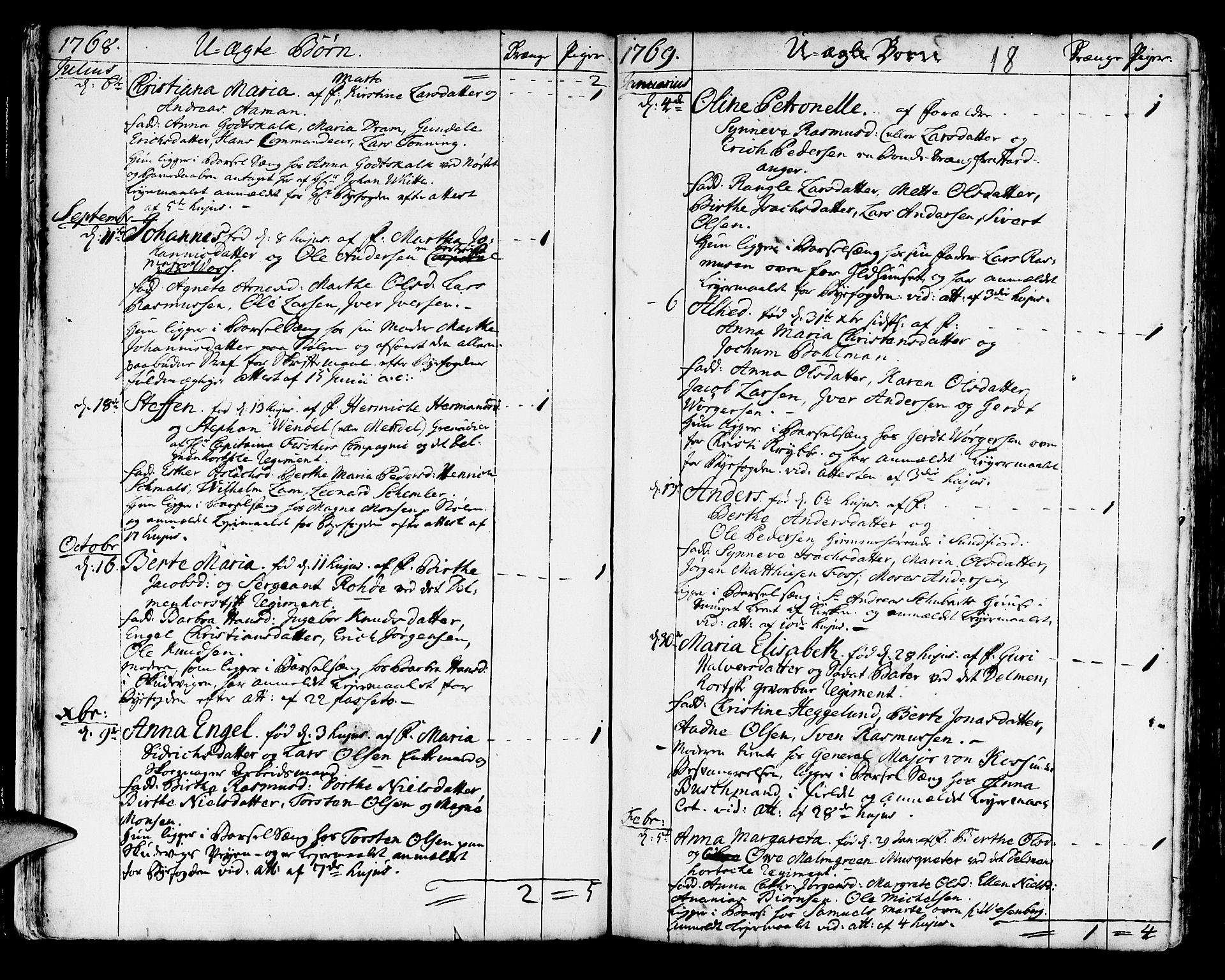 Korskirken sokneprestembete, SAB/A-76101/H/Haa/L0005: Parish register (official) no. A 5, 1751-1789, p. 261