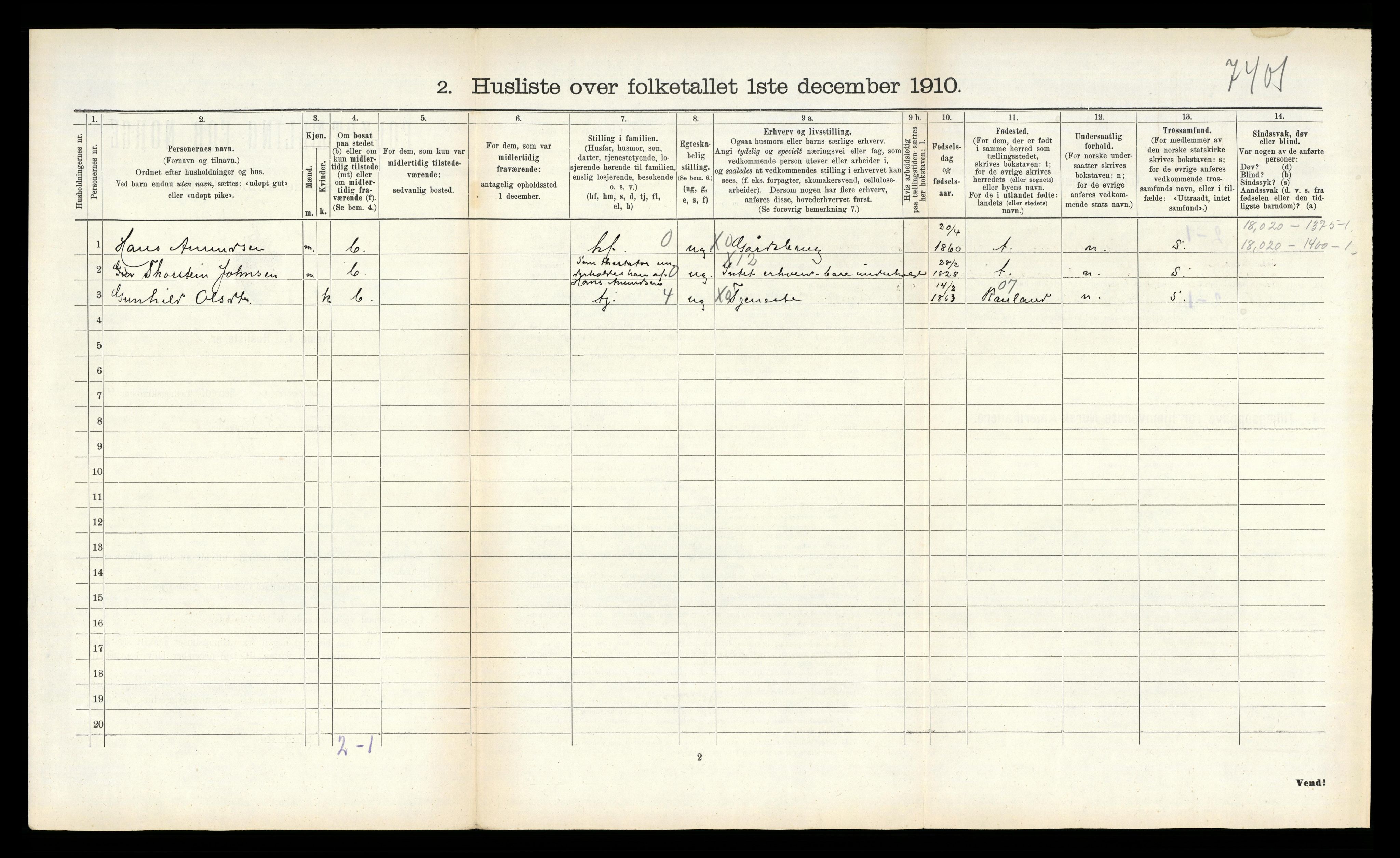 RA, 1910 census for Sauherad, 1910, p. 918