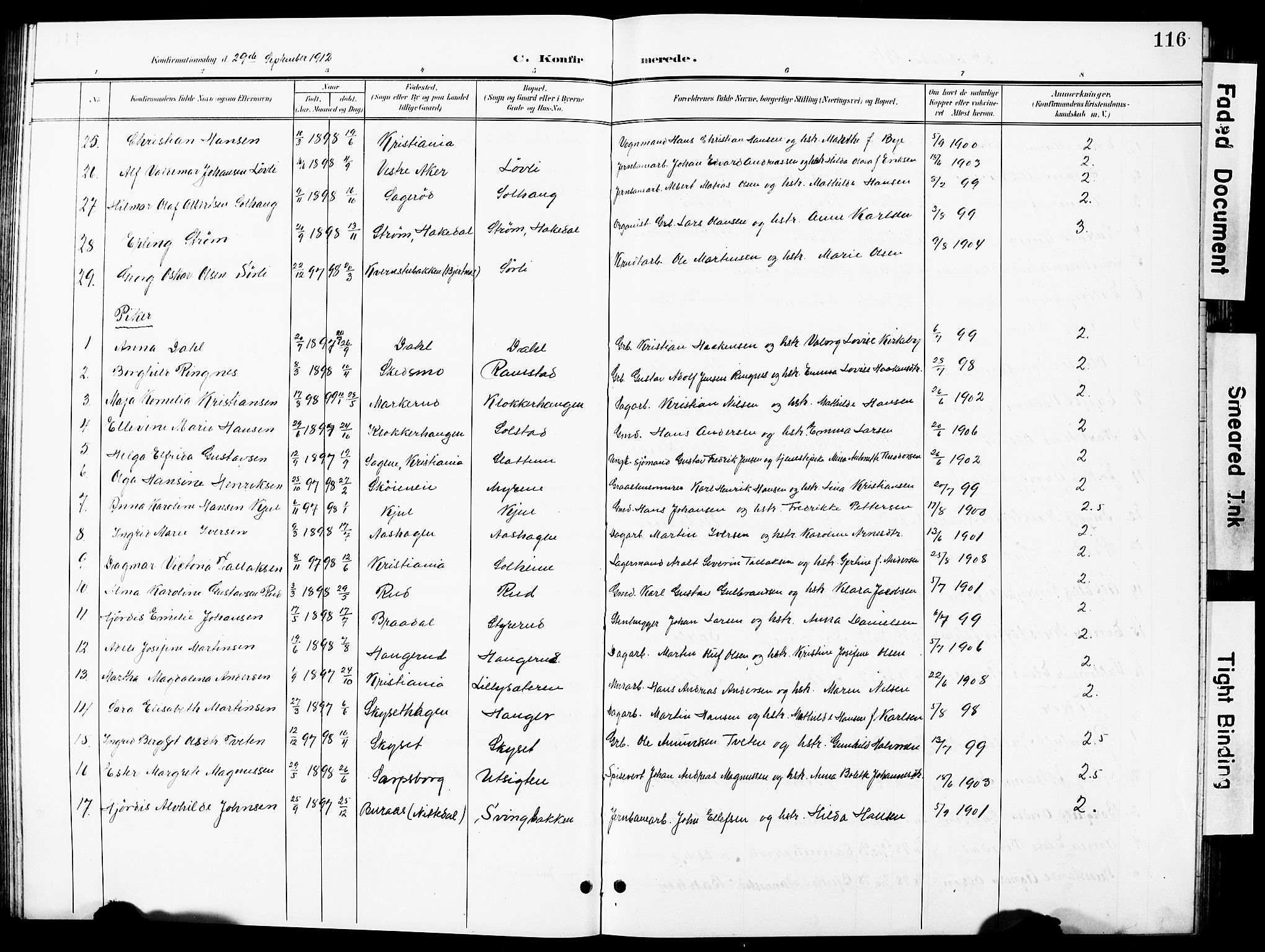 Nittedal prestekontor Kirkebøker, SAO/A-10365a/G/Ga/L0003: Parish register (copy) no. I 3, 1902-1929, p. 116