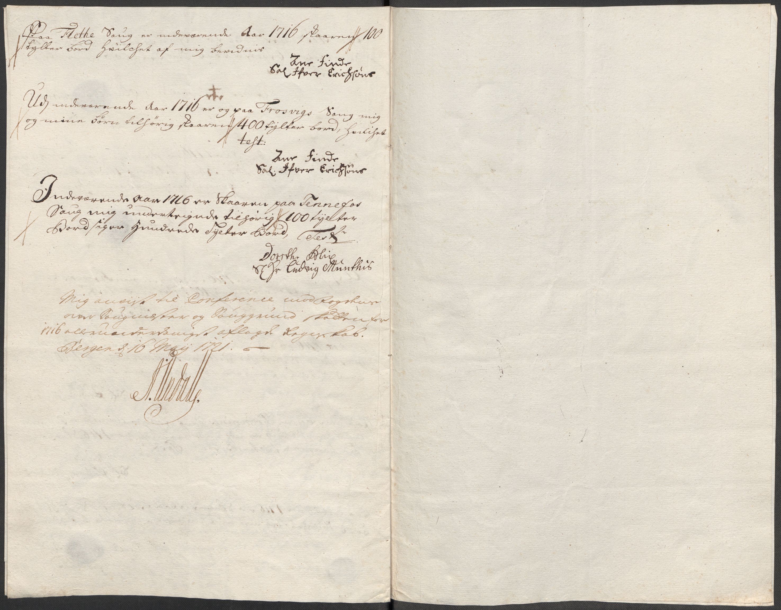 Rentekammeret inntil 1814, Reviderte regnskaper, Fogderegnskap, AV/RA-EA-4092/R52/L3320: Fogderegnskap Sogn, 1715-1716, p. 394