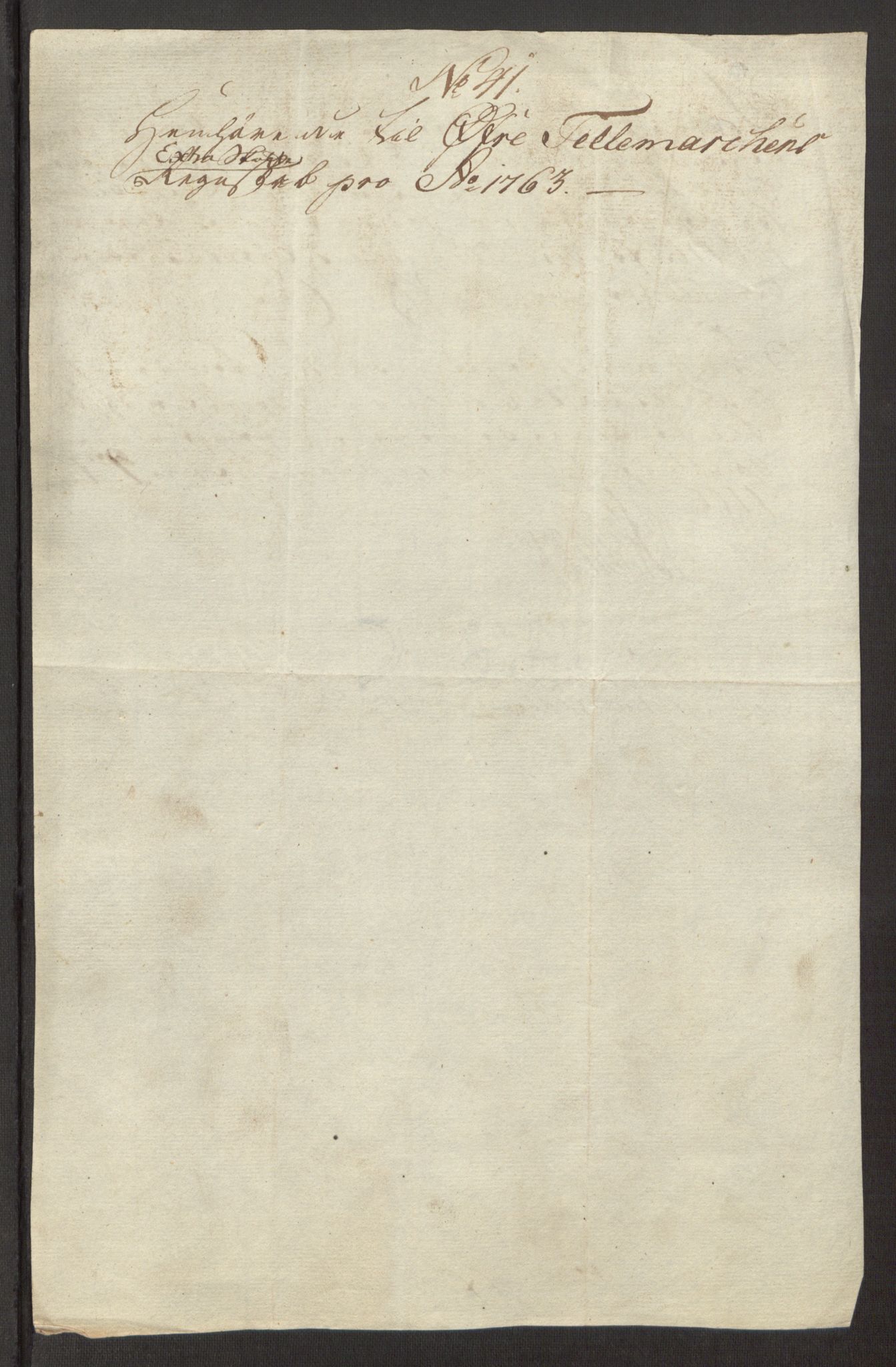 Rentekammeret inntil 1814, Reviderte regnskaper, Fogderegnskap, AV/RA-EA-4092/R38/L2293: Ekstraskatten Øvre Telemark, 1762-1770, p. 37