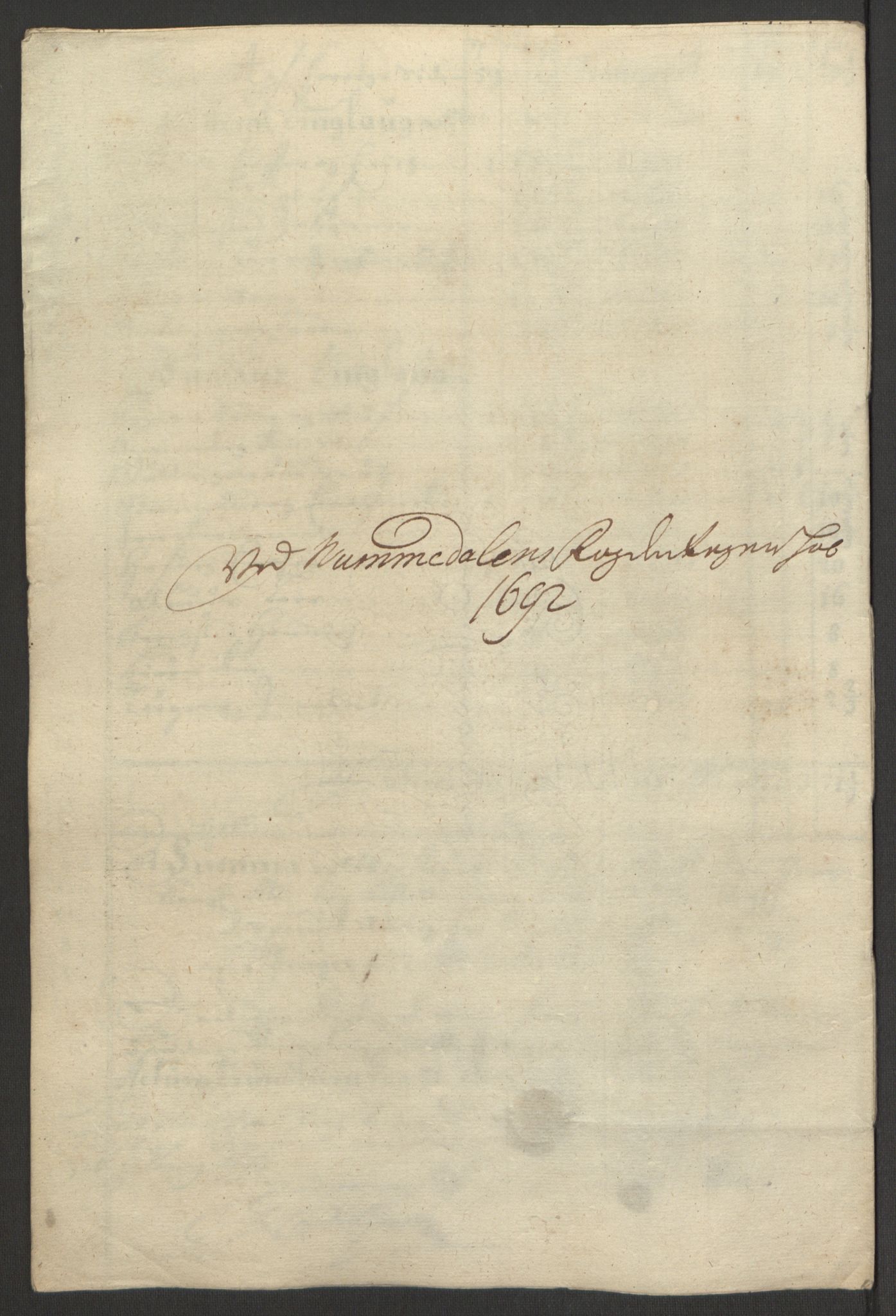 Rentekammeret inntil 1814, Reviderte regnskaper, Fogderegnskap, RA/EA-4092/R64/L4424: Fogderegnskap Namdal, 1692-1695, p. 99