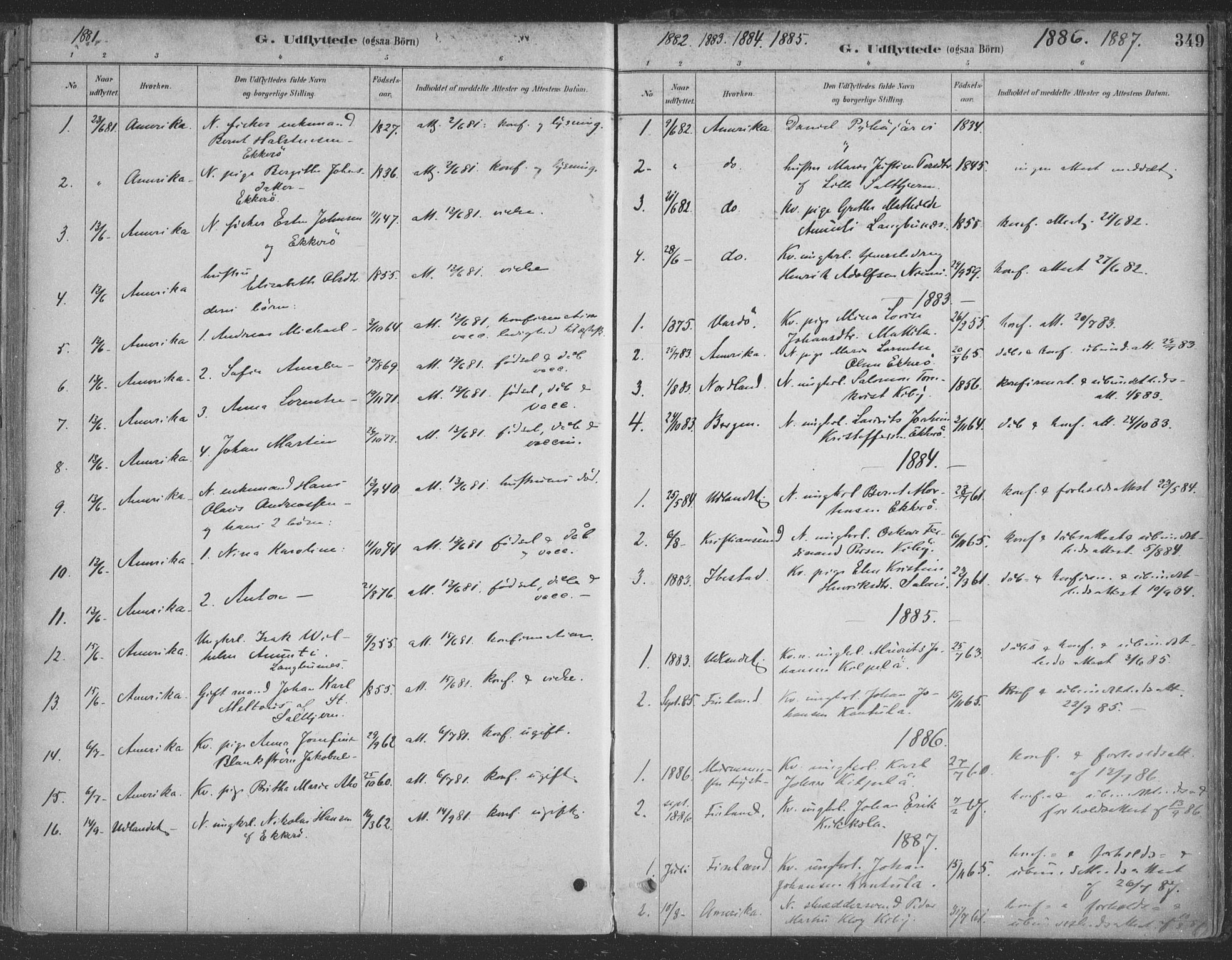 Vadsø sokneprestkontor, SATØ/S-1325/H/Ha/L0009kirke: Parish register (official) no. 9, 1881-1917, p. 349