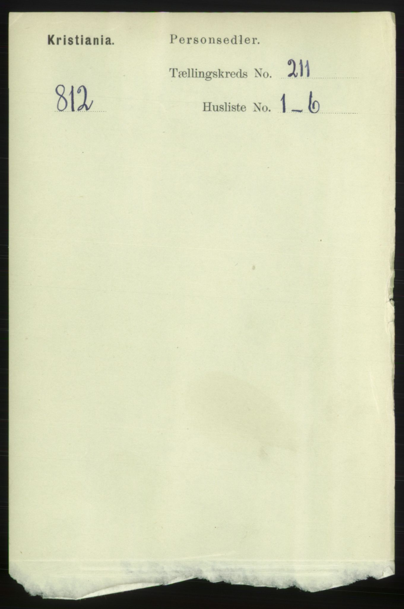 RA, 1891 census for 0301 Kristiania, 1891, p. 125912