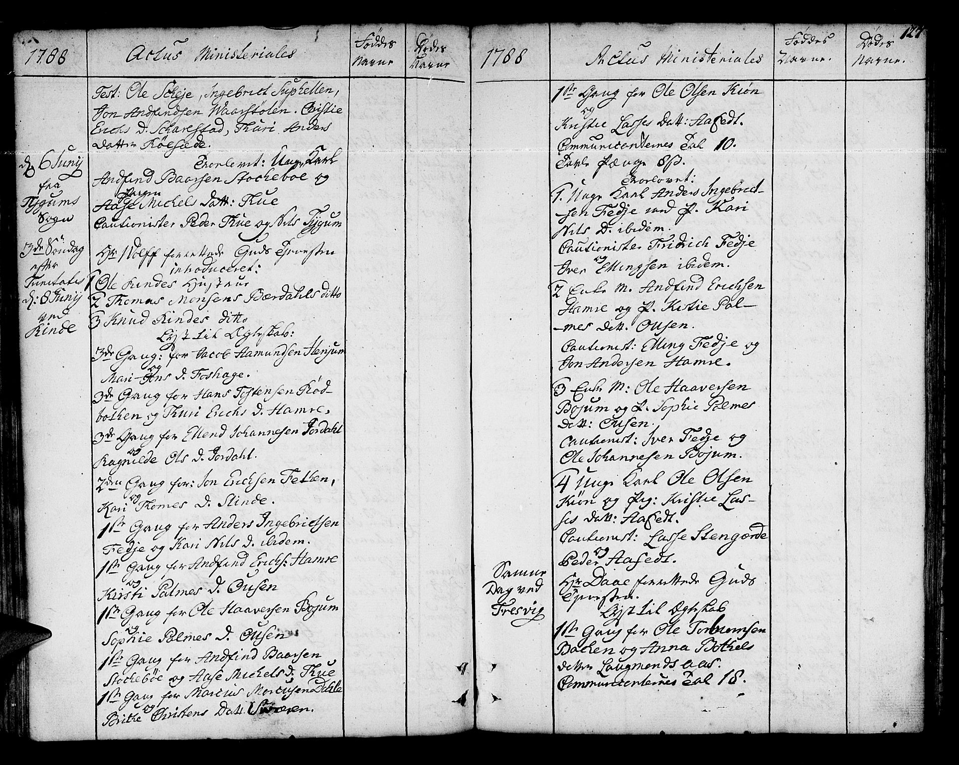 Leikanger sokneprestembete, AV/SAB-A-81001/H/Haa/Haaa/L0004: Parish register (official) no. A 4, 1770-1791, p. 127