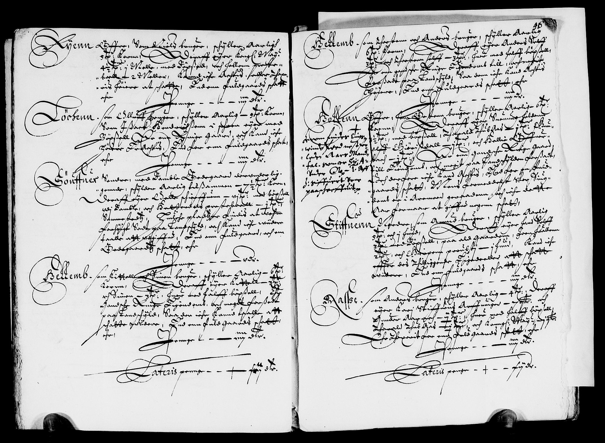 Rentekammeret inntil 1814, Reviderte regnskaper, Lensregnskaper, AV/RA-EA-5023/R/Rb/Rbp/L0038: Bratsberg len, 1651-1653