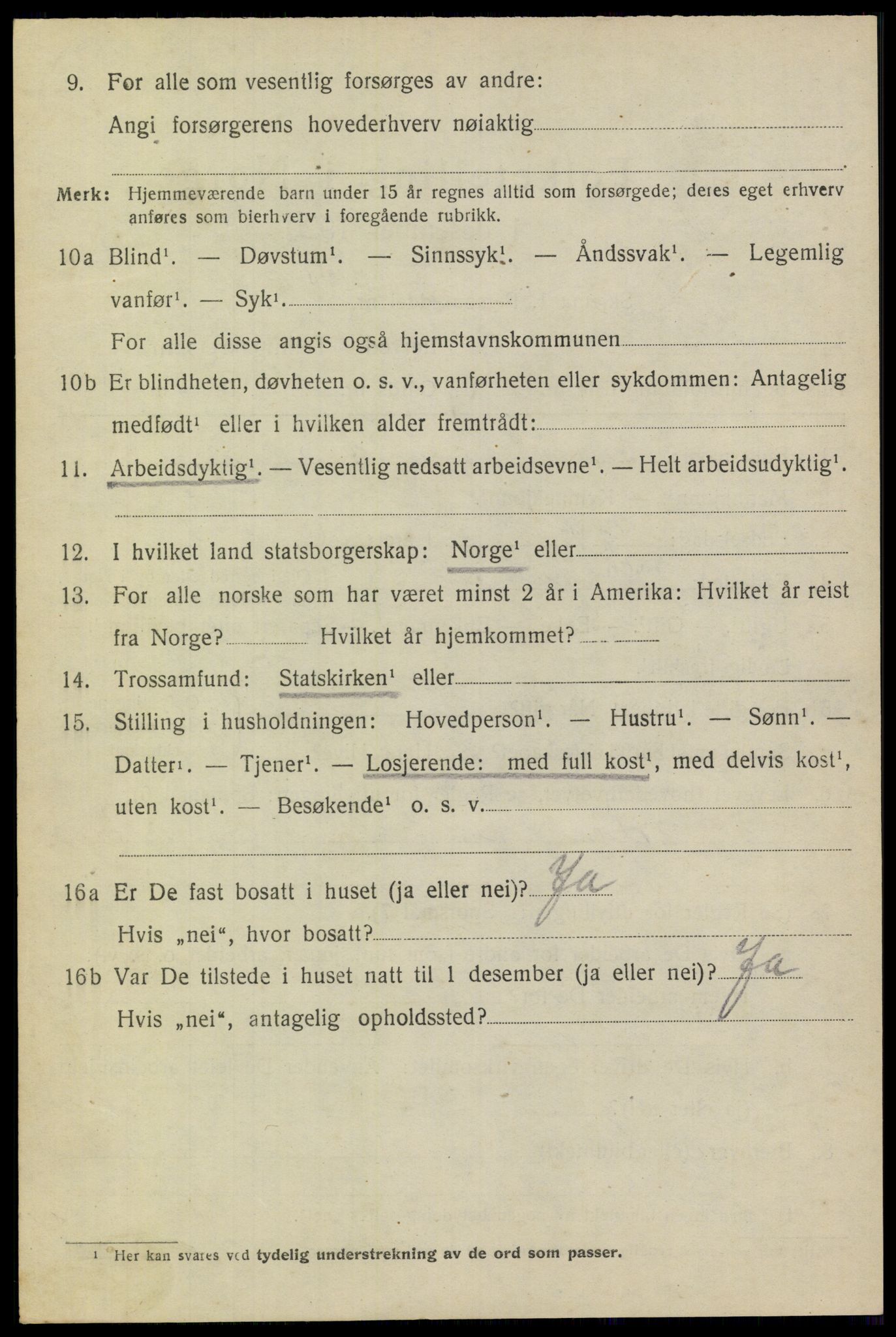 SAO, 1920 census for Aurskog, 1920, p. 6537