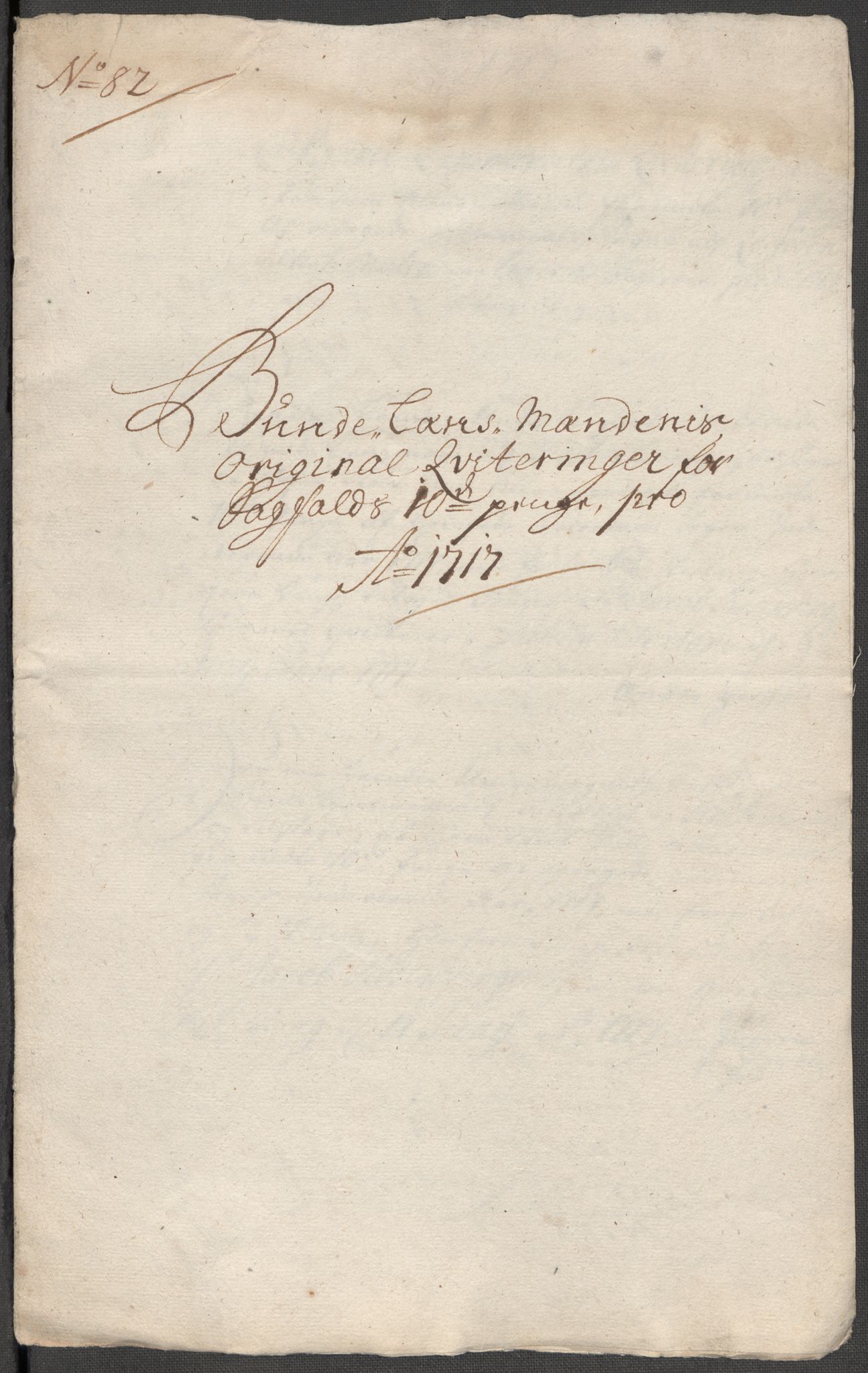 Rentekammeret inntil 1814, Reviderte regnskaper, Fogderegnskap, AV/RA-EA-4092/R67/L4683: Fogderegnskap Vesterålen, Andenes og Lofoten, 1717, p. 307