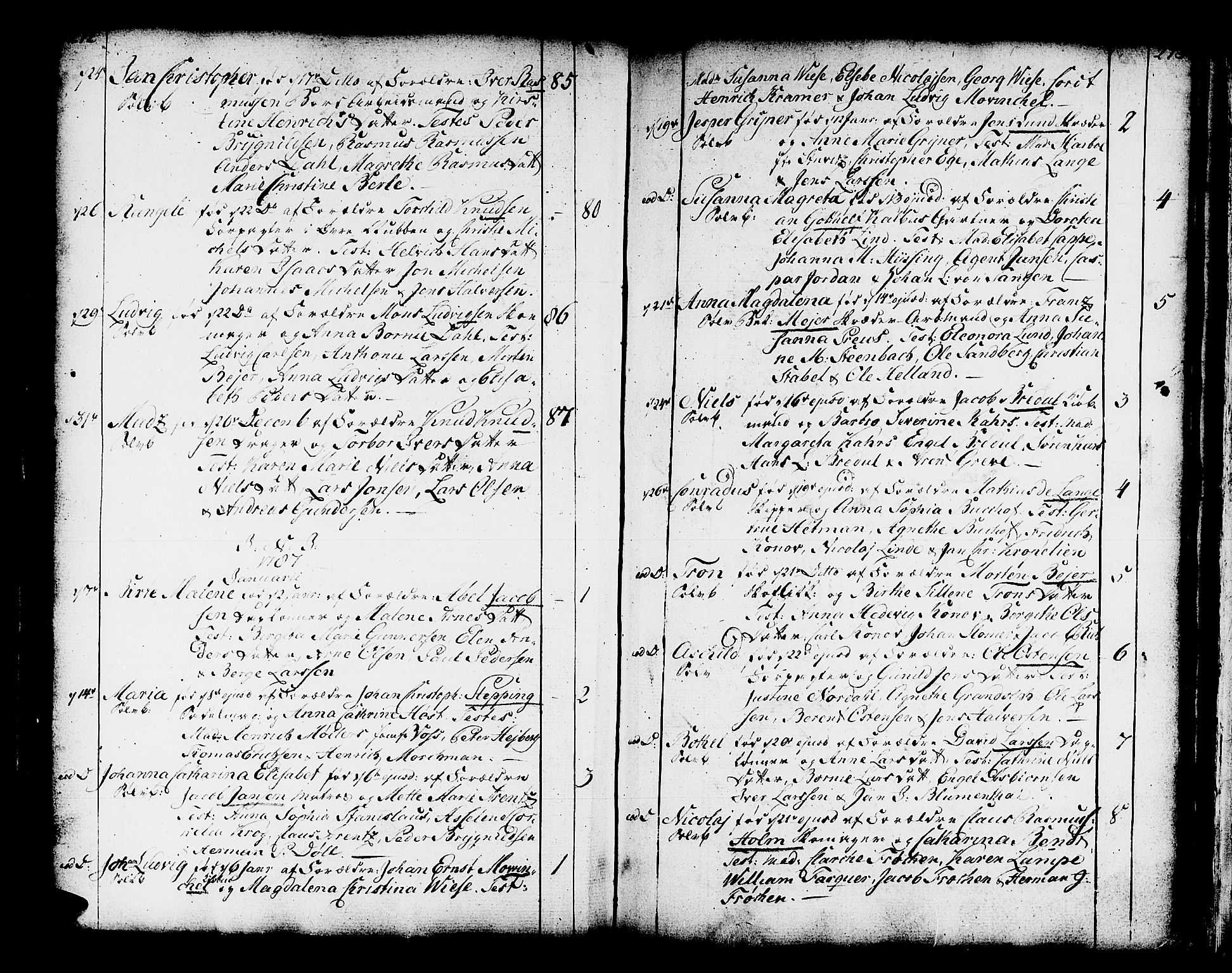 Domkirken sokneprestembete, AV/SAB-A-74801/H/Haa/L0003: Parish register (official) no. A 3, 1758-1789, p. 272-273