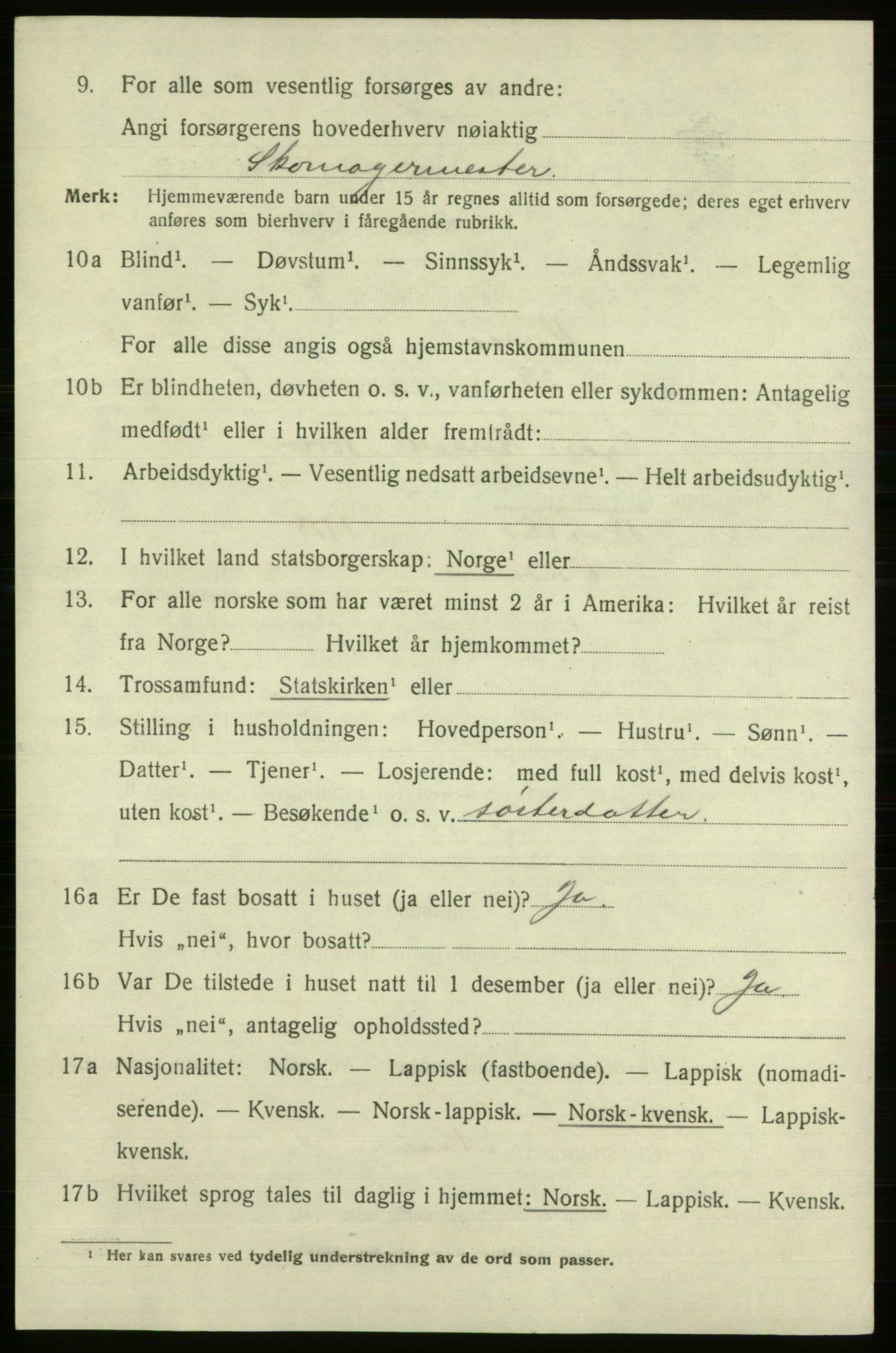 SATØ, 1920 census for Vadsø, 1920, p. 3714