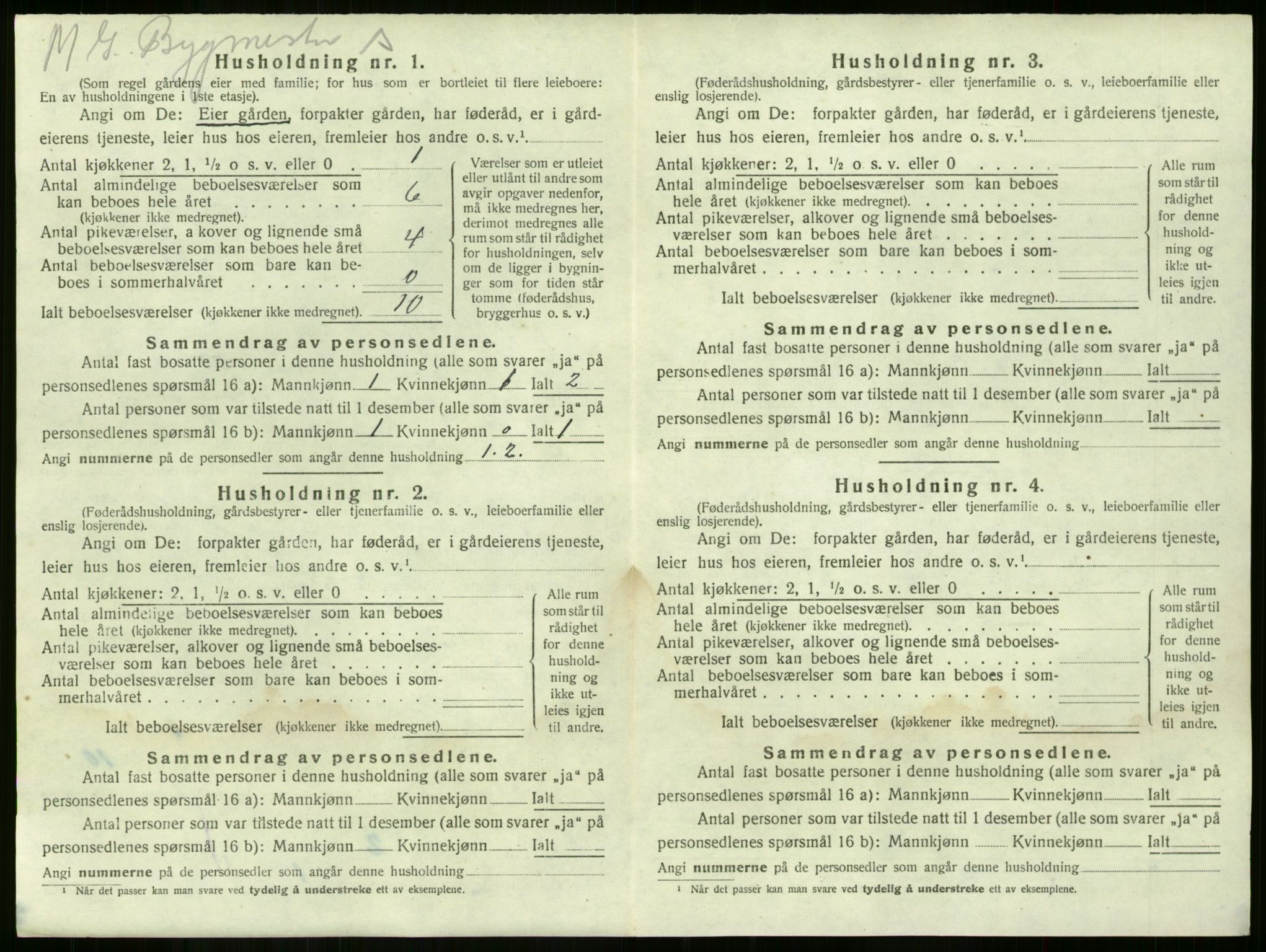 SAKO, 1920 census for Nøtterøy, 1920, p. 1049